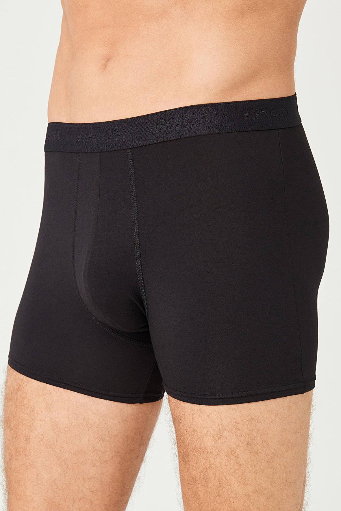 Erkek Bambu Serin Rahat Yumuşak Likralı Boxer 2’Lİ -1210