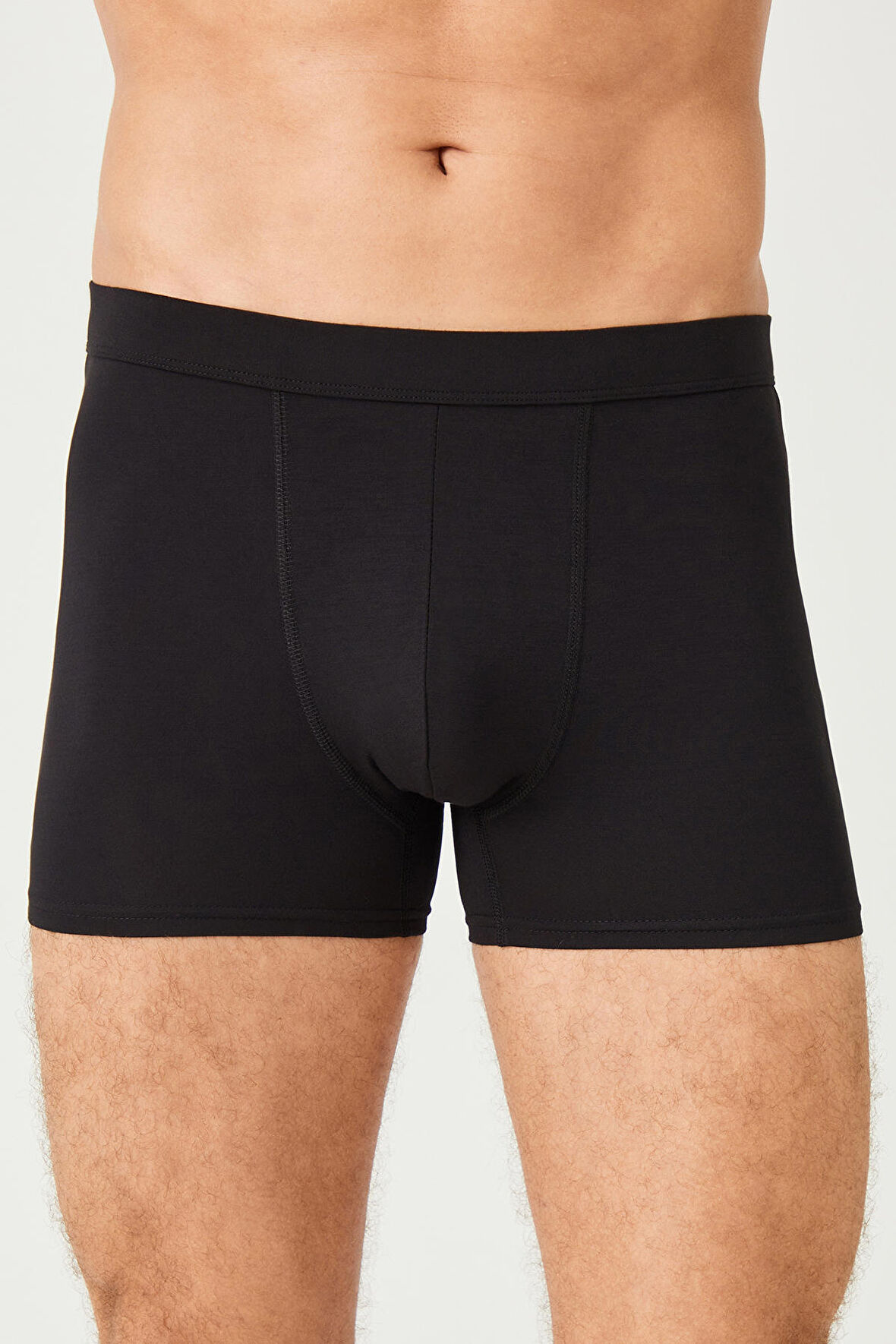 Erkek Bambu Serin Rahat Yumuşak Likralı Boxer 6'LI -1211