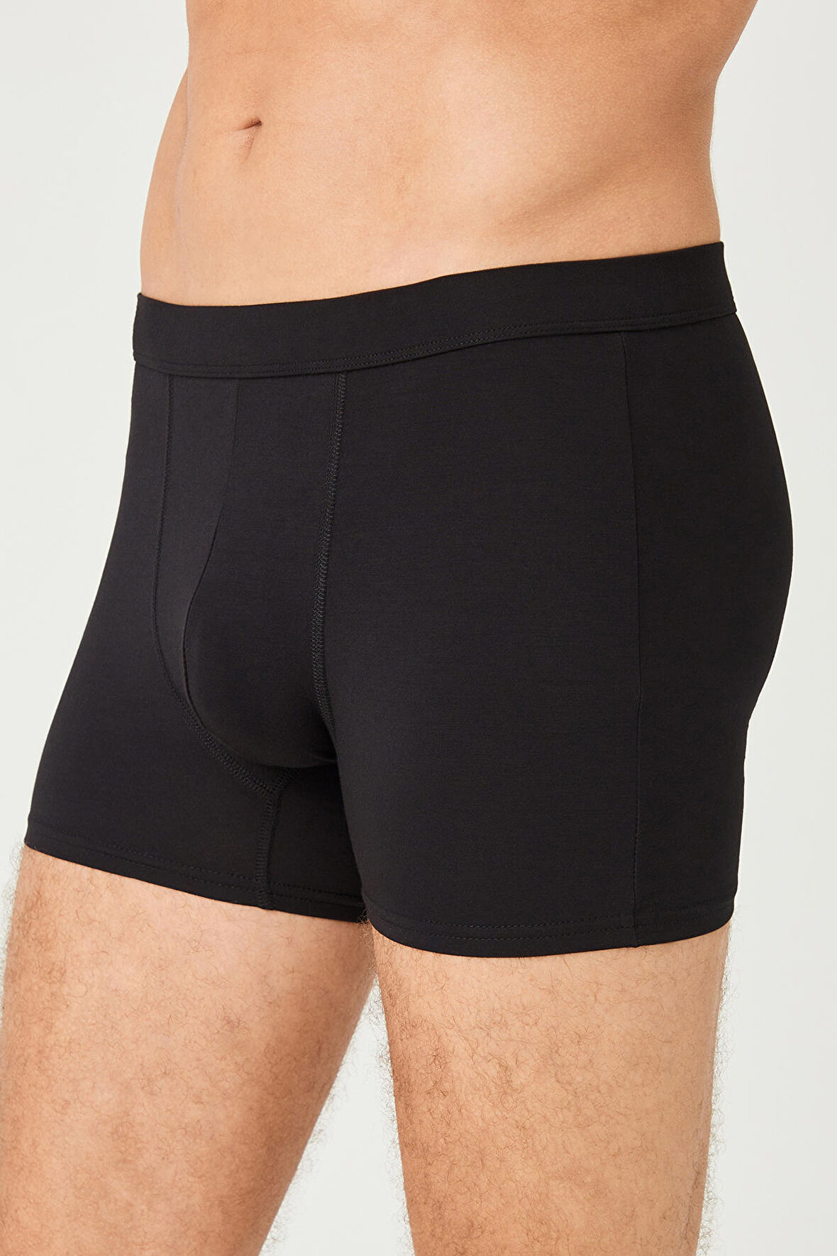 Erkek Bambu Serin Rahat Yumuşak Likralı Boxer 2'Lİ -1211