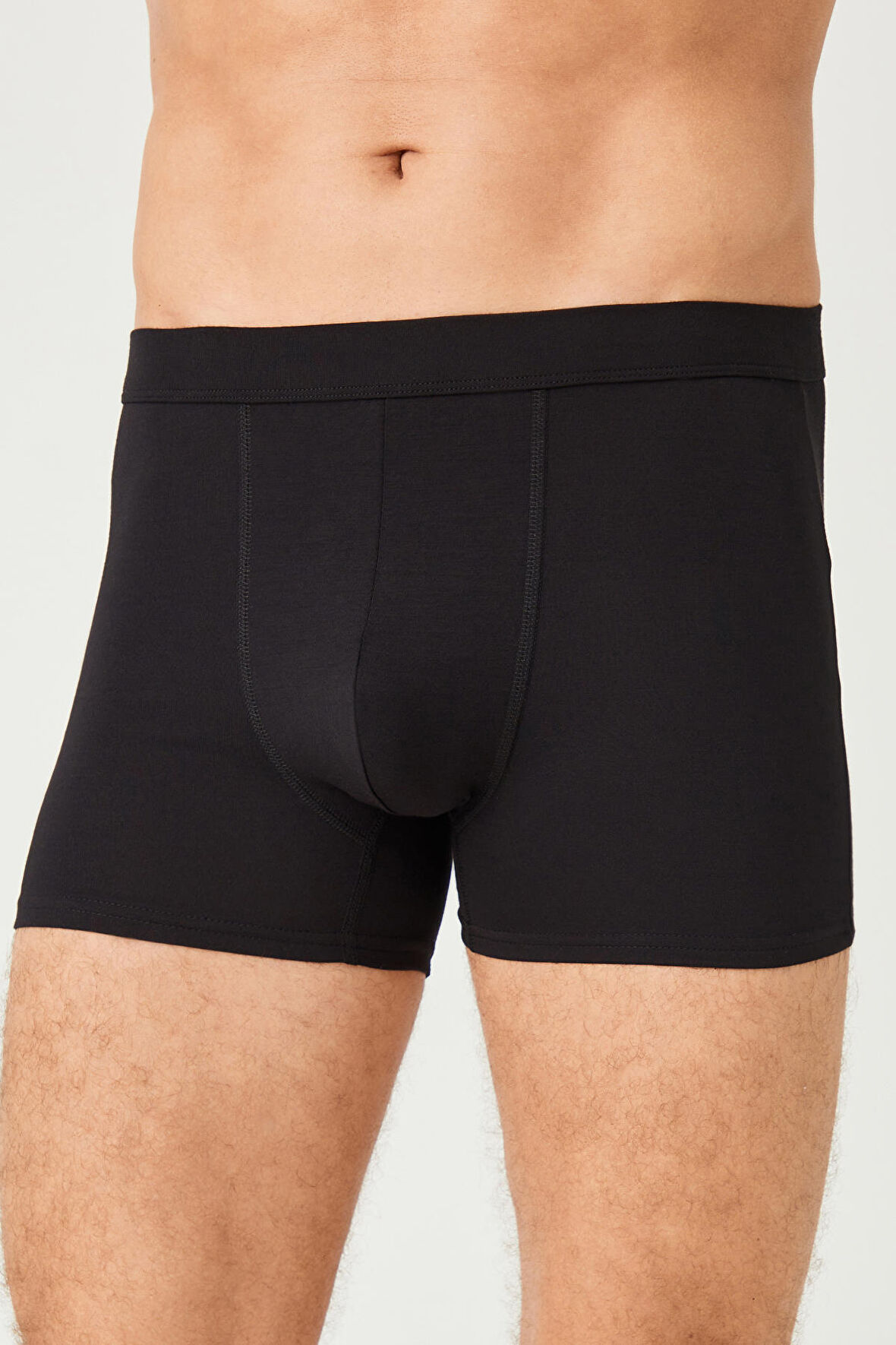 Erkek Modal Serin Rahat Yumuşak Likralı Boxer -1201