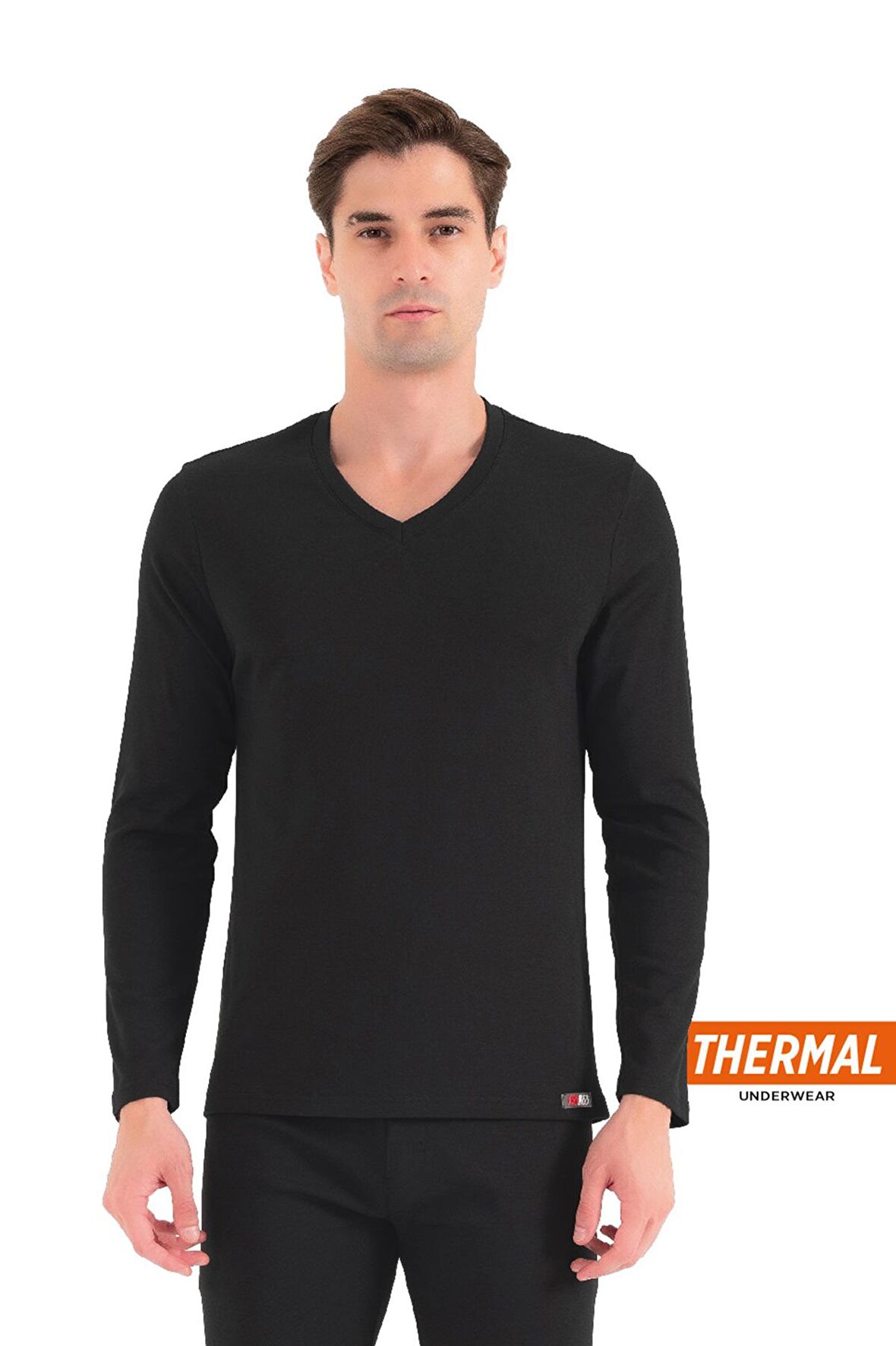 Erkek Thermal İçlik V-Yaka Uzun Kollu Üst – 608