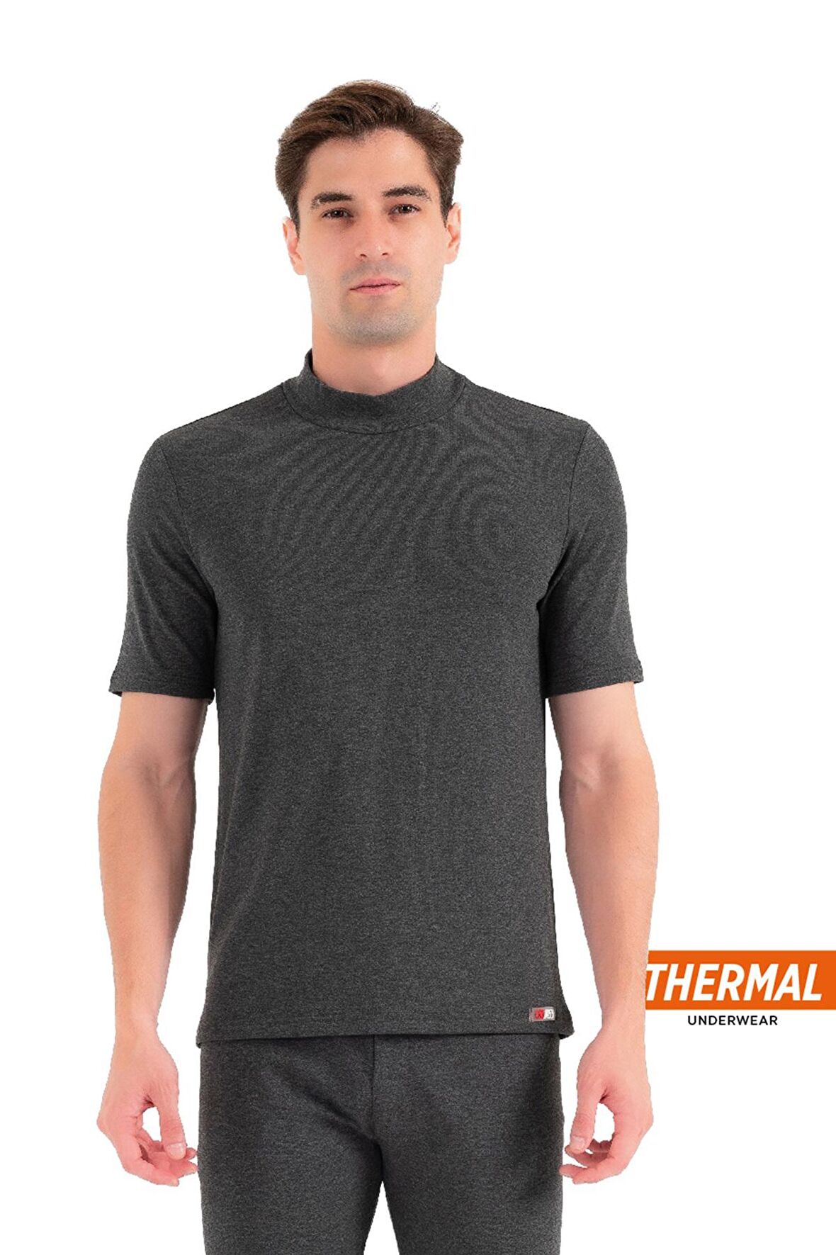 Erkek Thermal İçlik Yarım Balıkçı Yaka Kısa Kollu Üst – 616