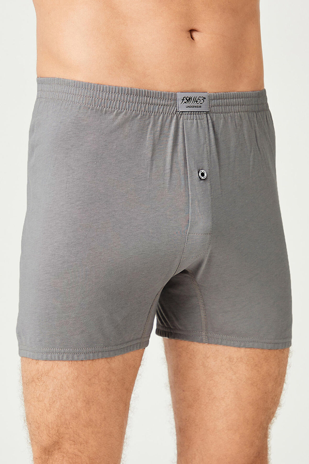 Erkek Pamuklu Klasi̇k Paçali Renkli̇ Boxer 6'LI - 620