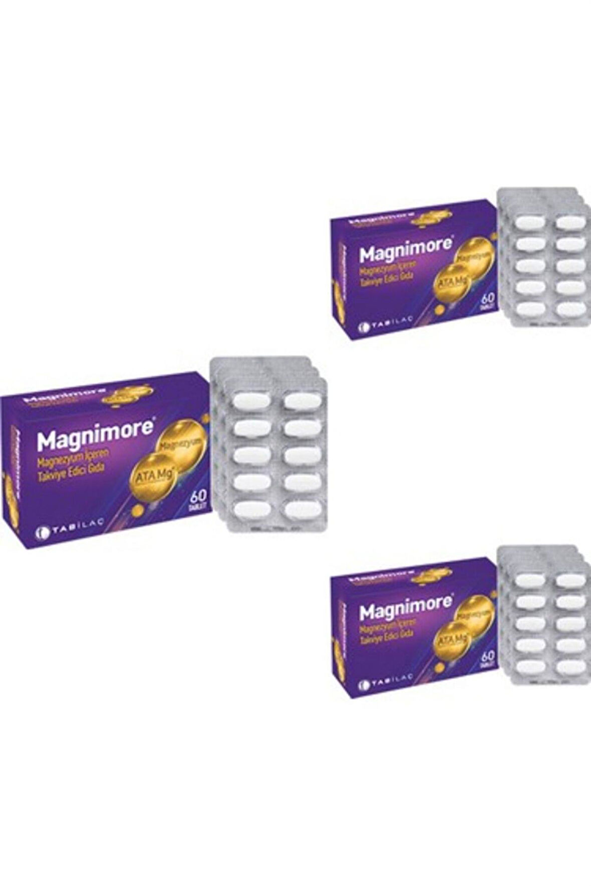 Magnimore 60 Tablet 3 Adet