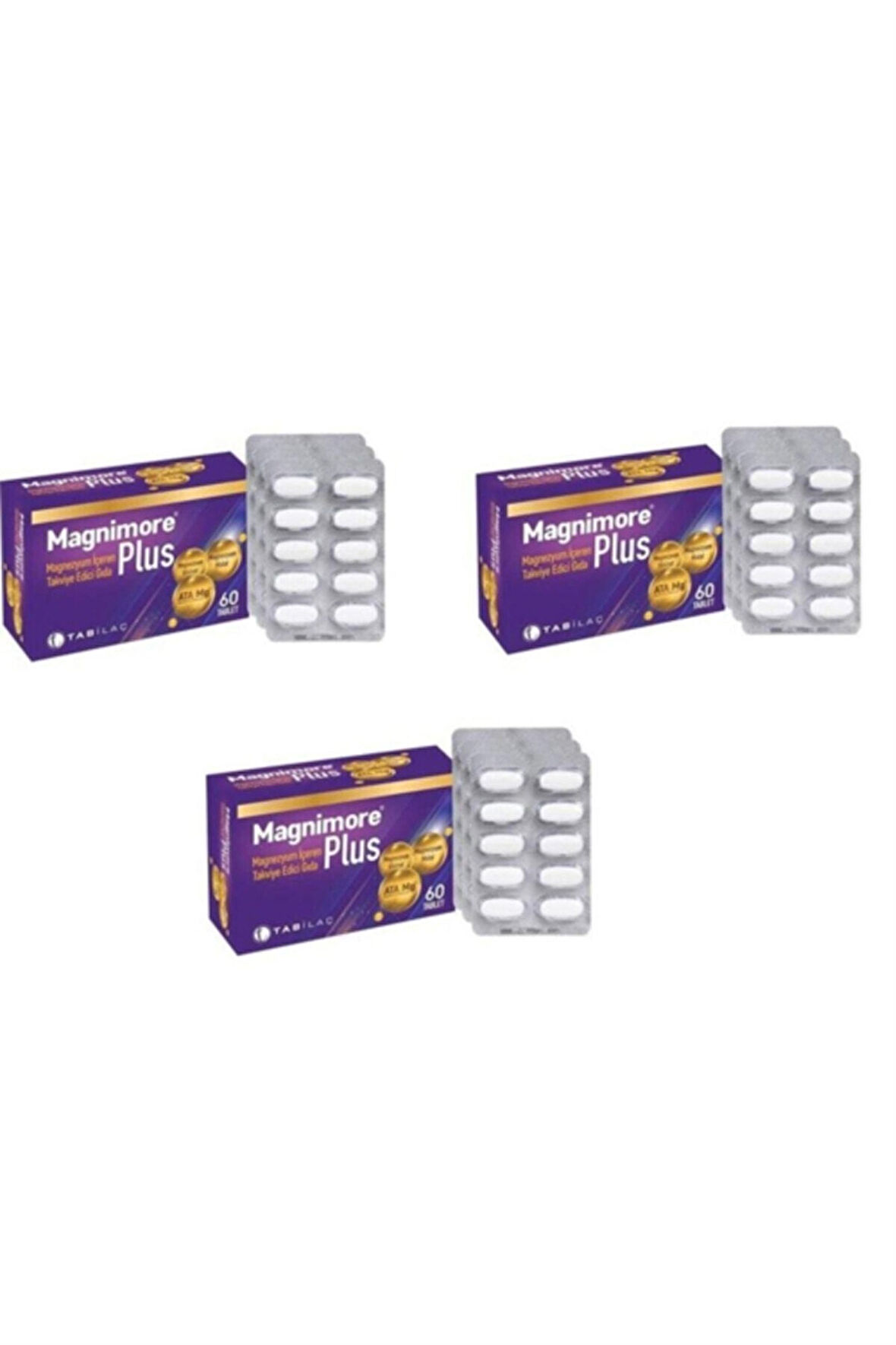 Magnimore Plus 60 Tablet 3 Adet