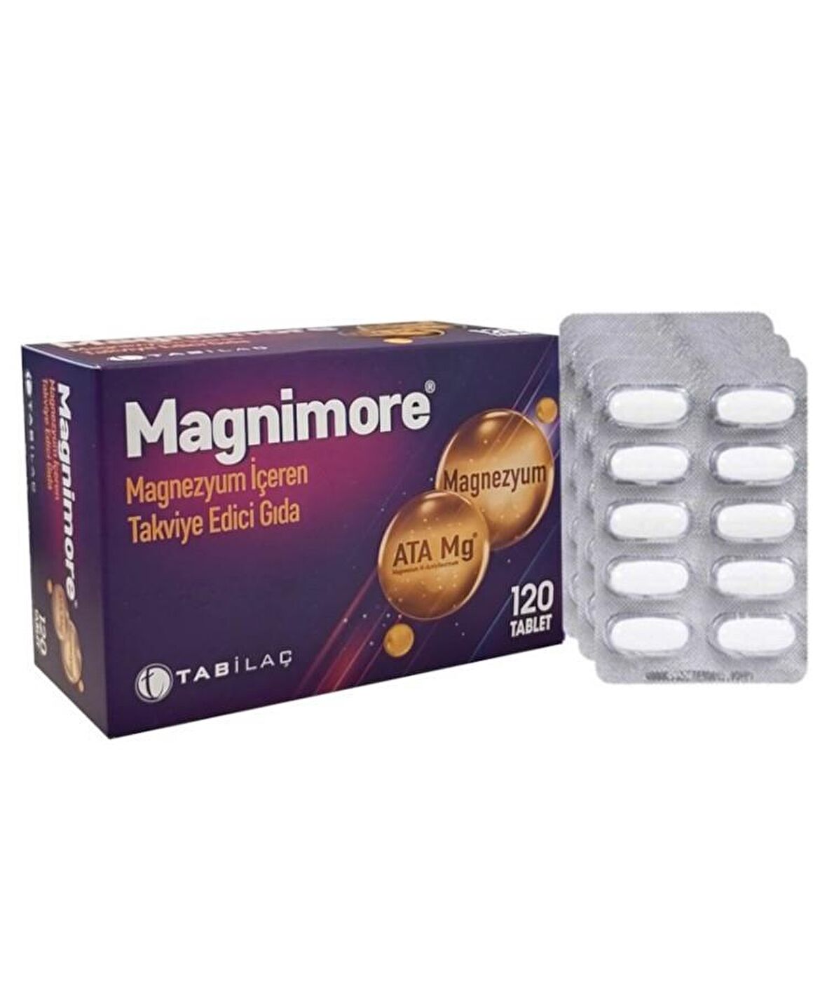 Magnimore Magnezyum İçeren Takviye Edici Gıda 120 Tablet