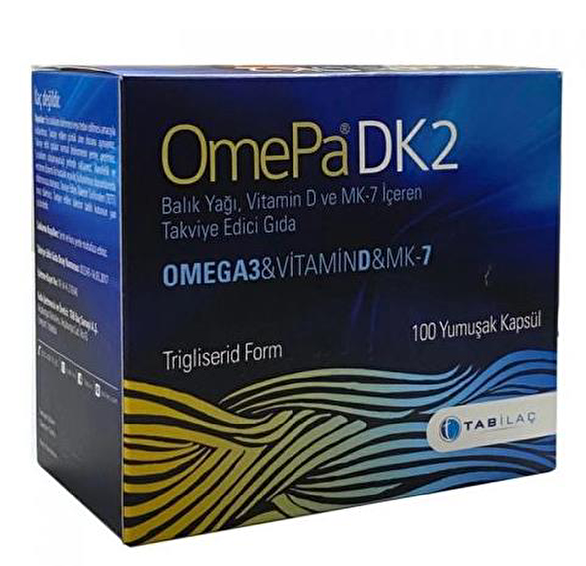 Tab Omepa Dk2 Balık Yağı / Vitamin D / Mk-7 100 Kapsül