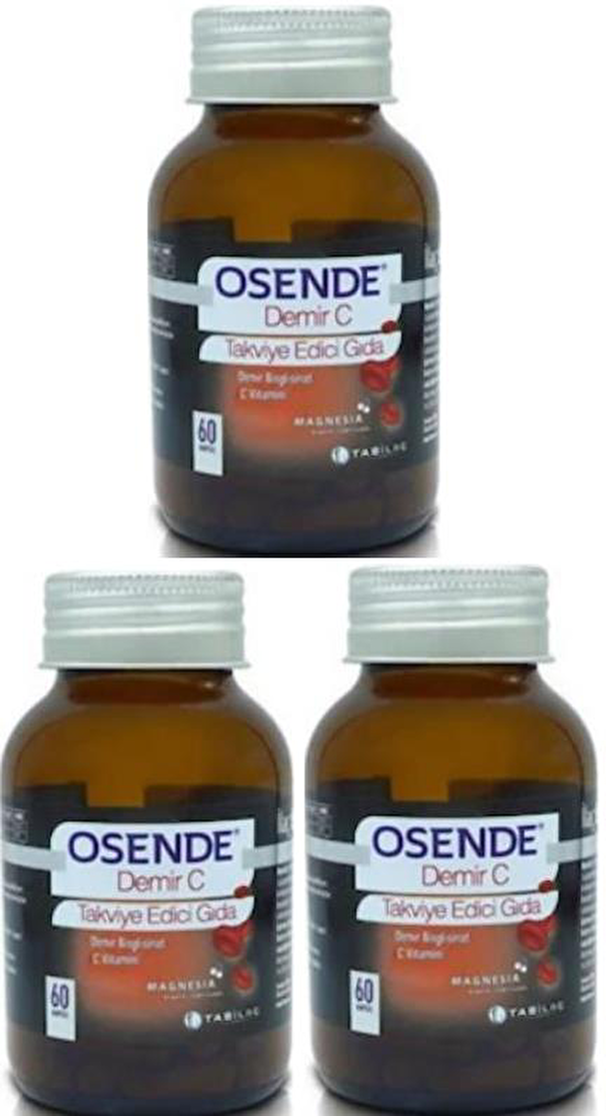 Tab Osende C Vitamini Ve Demir İçeren 60 Tablet x 3 Adet