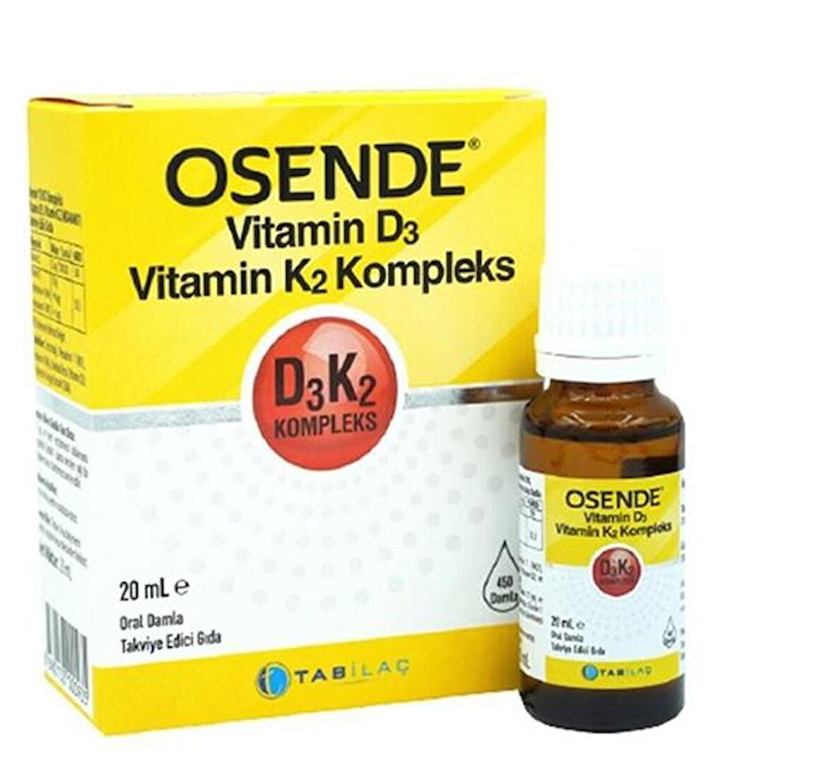 Tab Osende D3k2 Kompleks Damla 20 Ml