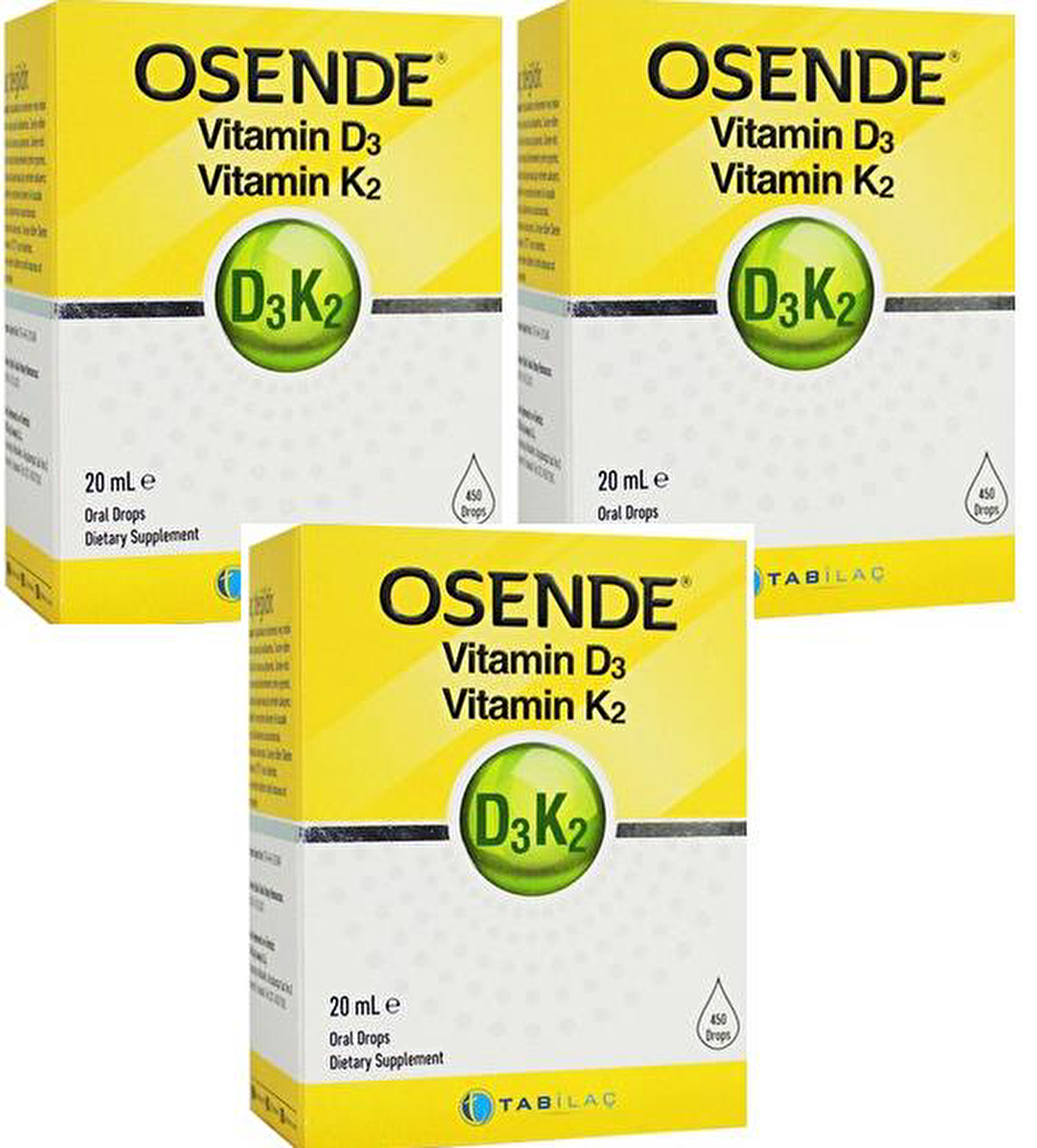 Tab Osende D3k2 Damla 20 Ml x 3 Adet