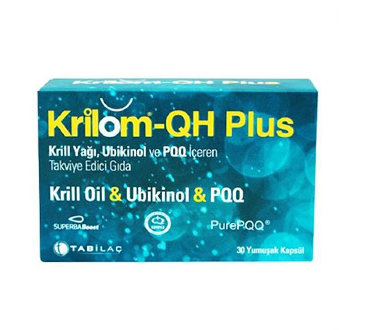 Tab Krilom-QH Plus 30 Yumuşak Kapsül