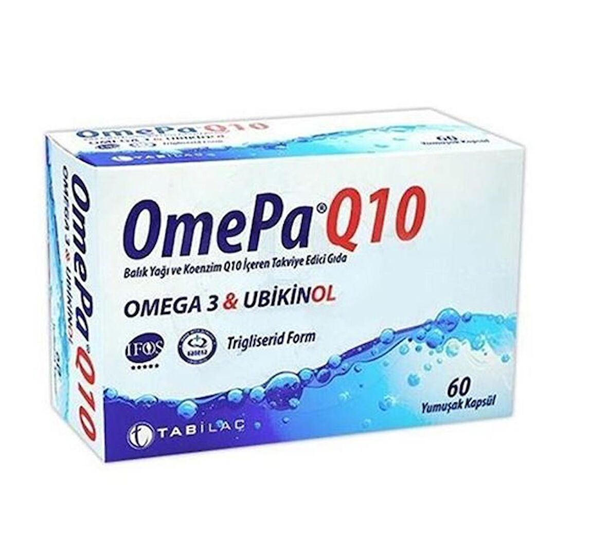 Omepa Q10 Omega 3 Ubiquinol 60 Kapsül