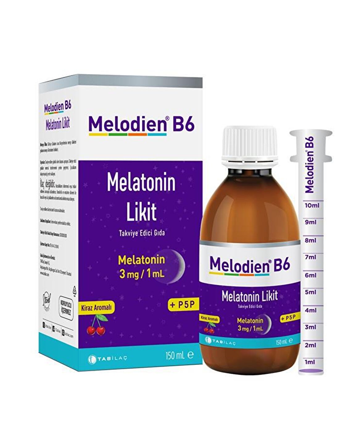 Tab Melodien B6 Melatonin Likit 150 ML