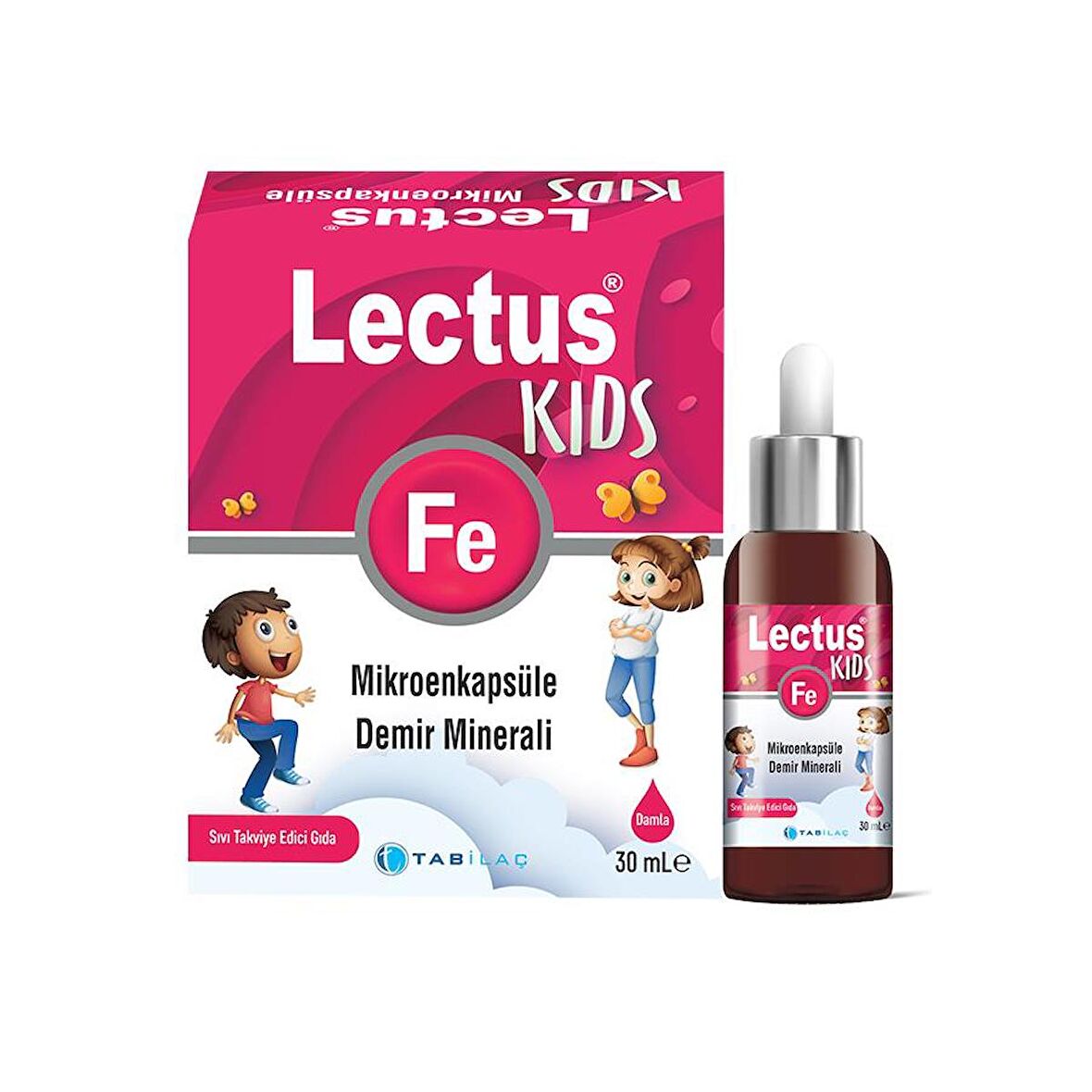 Lectus Kids Mikroenkapsule Demir 30 ml