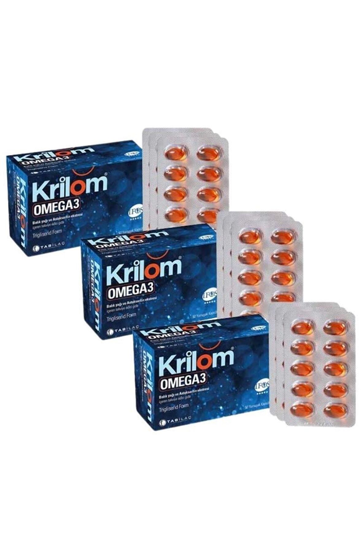 Krilom Omega3 50 Yumuşak Kapsül 3 Al 2 Öde 8680133002083