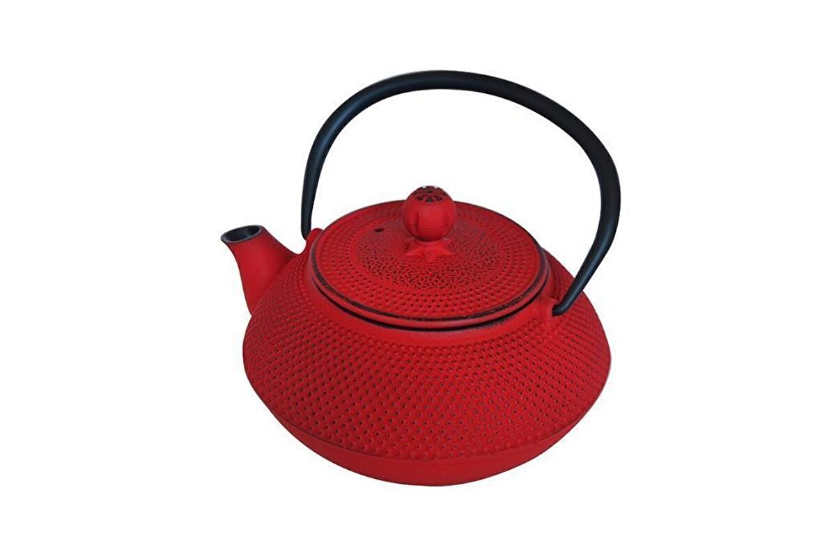 Linden Sümbül Döküm Demlik 750 ml Kırmızı