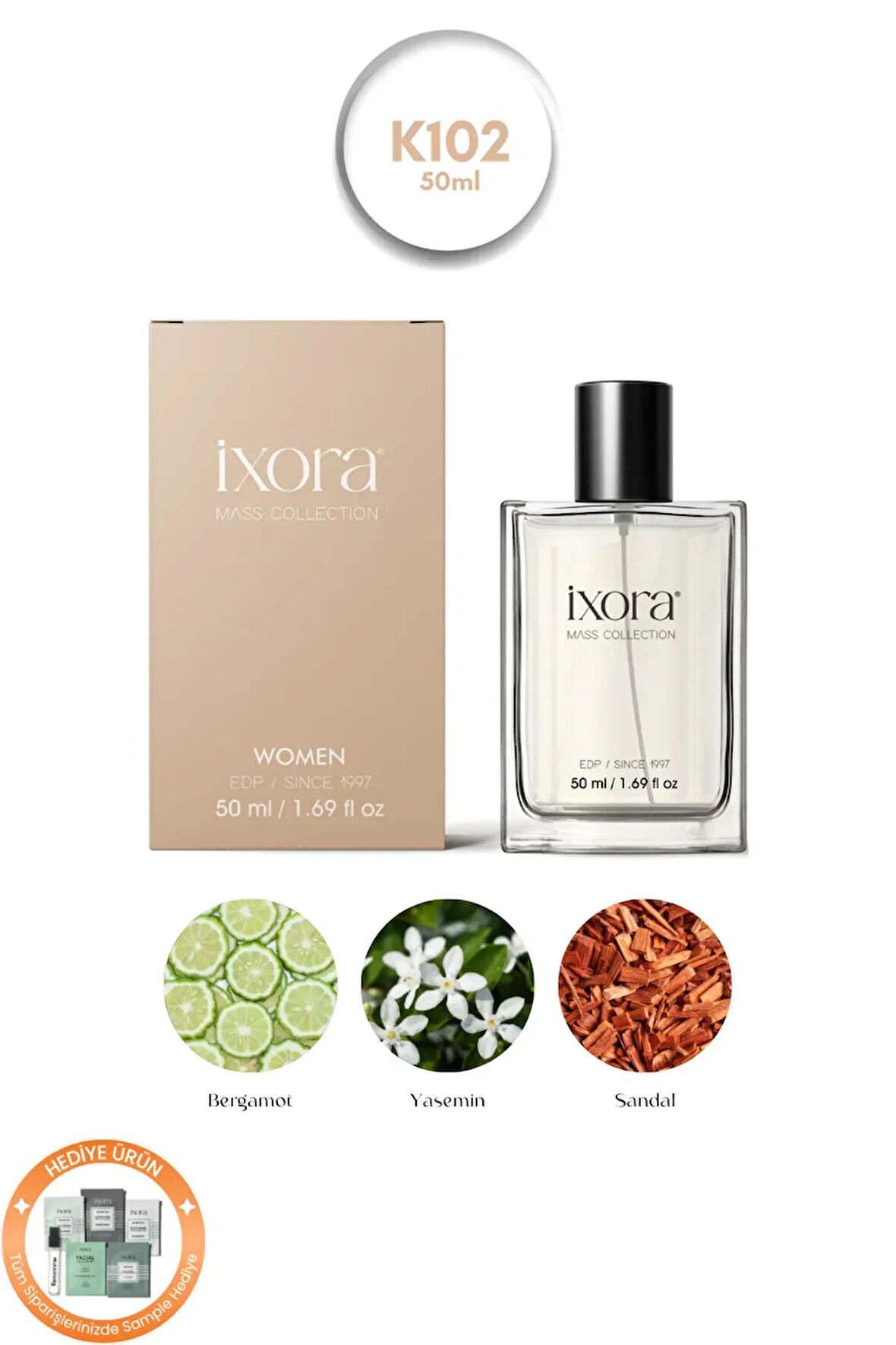 B102 Active Kadın Parfüm 50 ml Edp