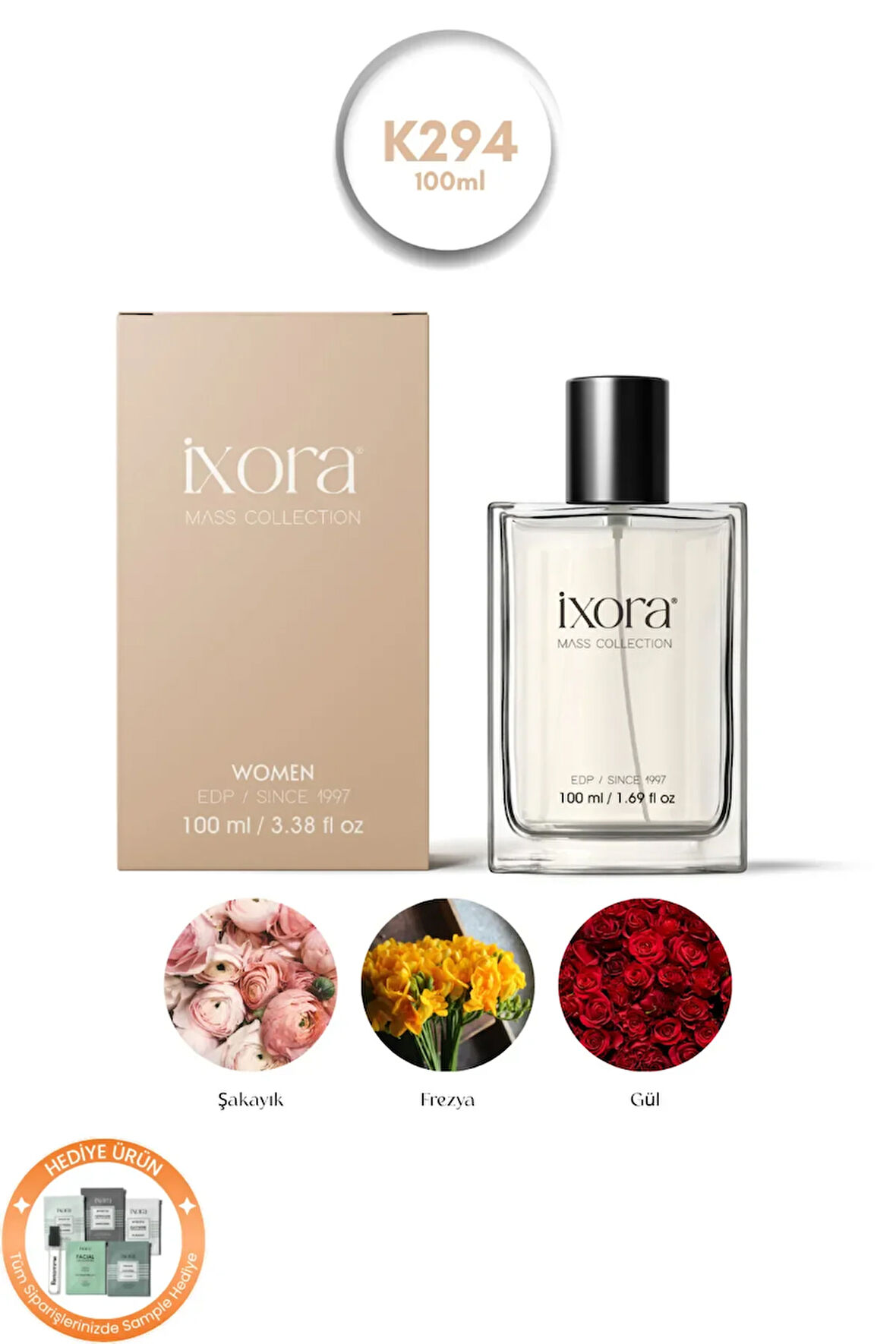 K294 Rose Kadın Parfümü 100 ml Edp