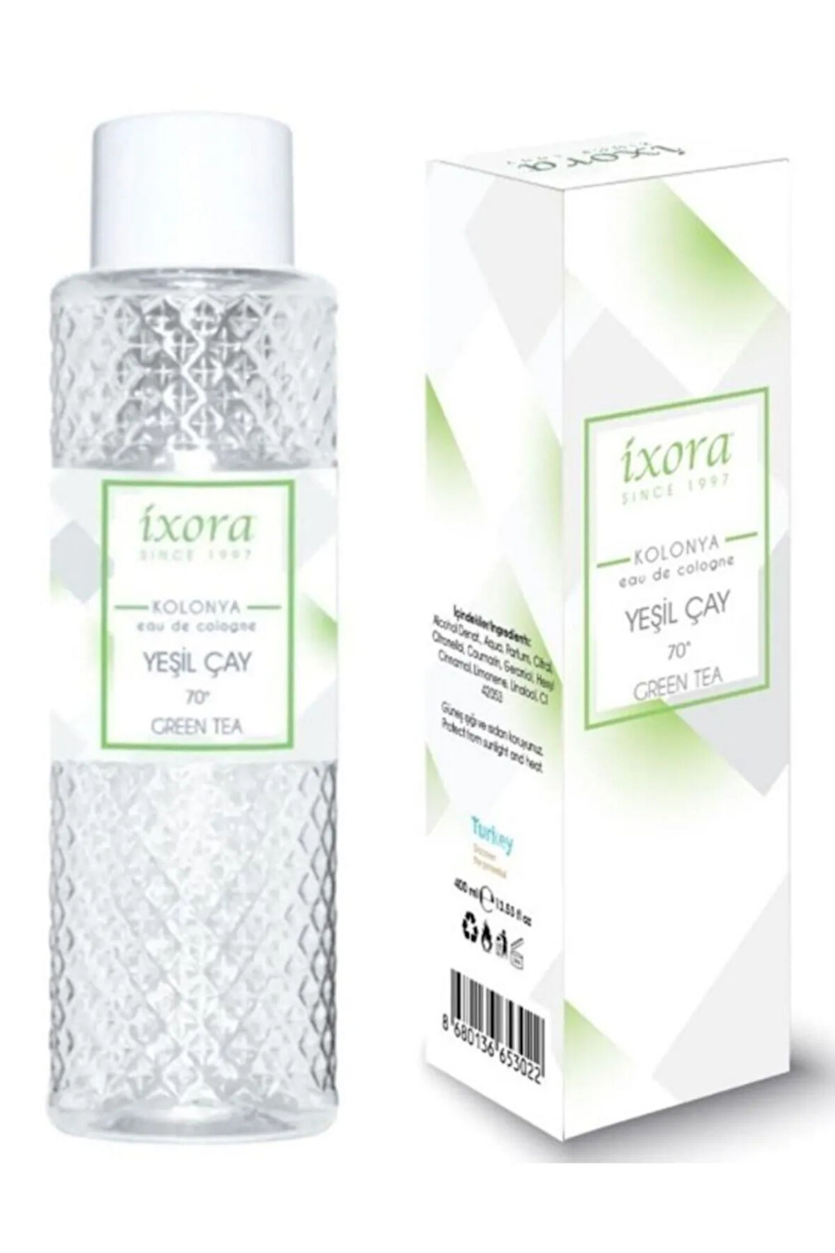 Yeşil Çay Kolonya 70° Derece 400 ml