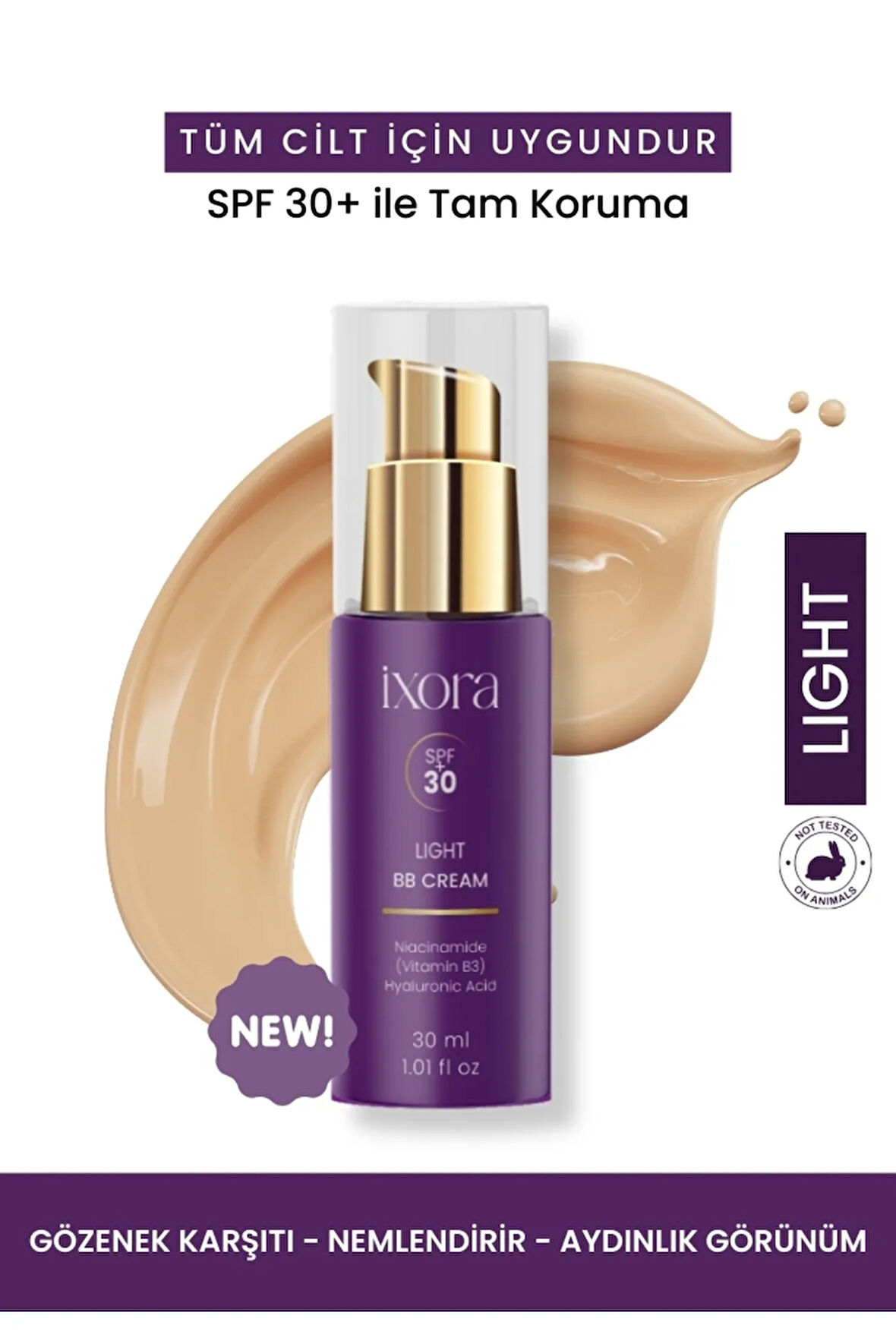 bb cream spf30 LIGHT 30 ml