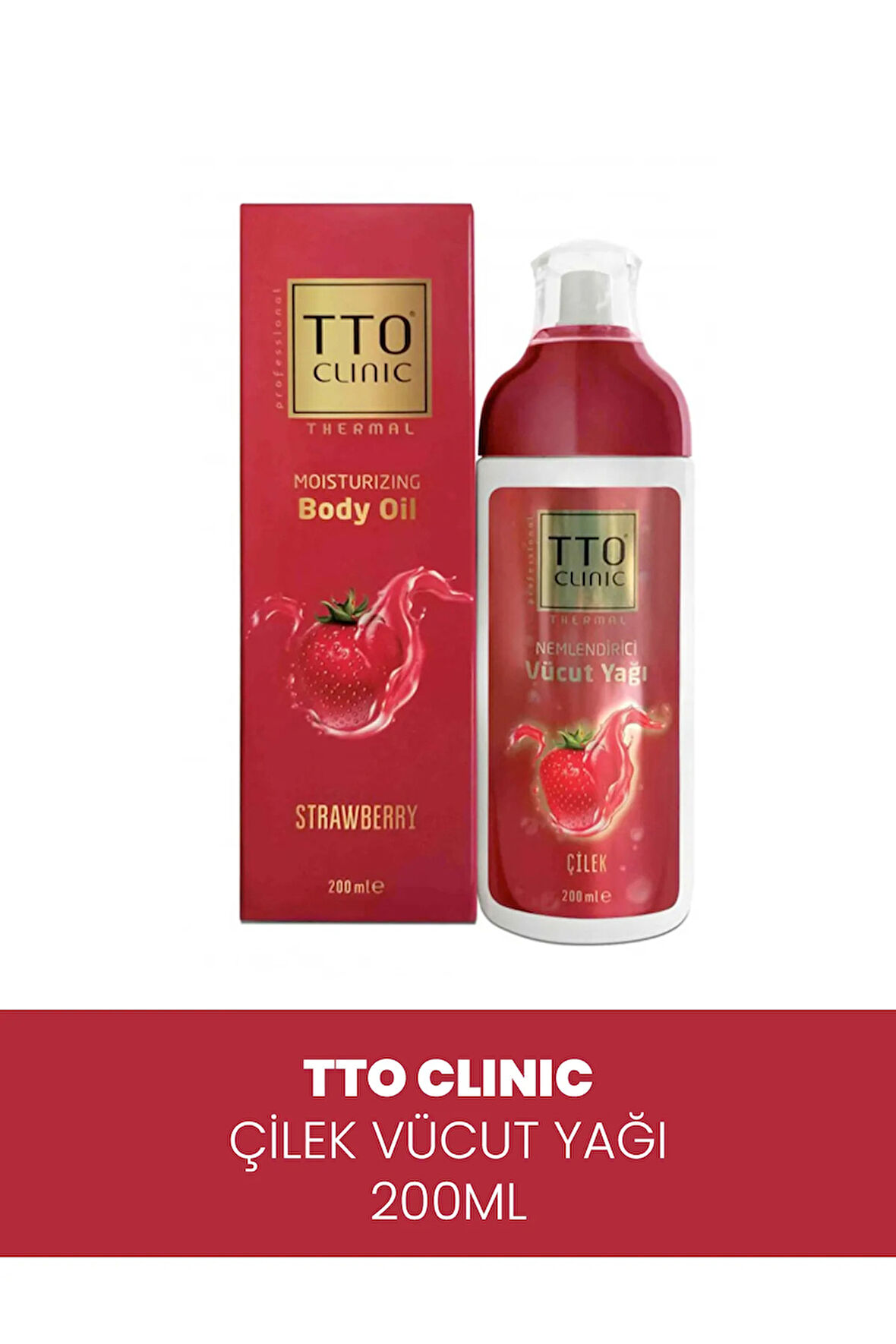 TTO CLINIC VÜCUT YAĞI ÇİLEK 200 ML
