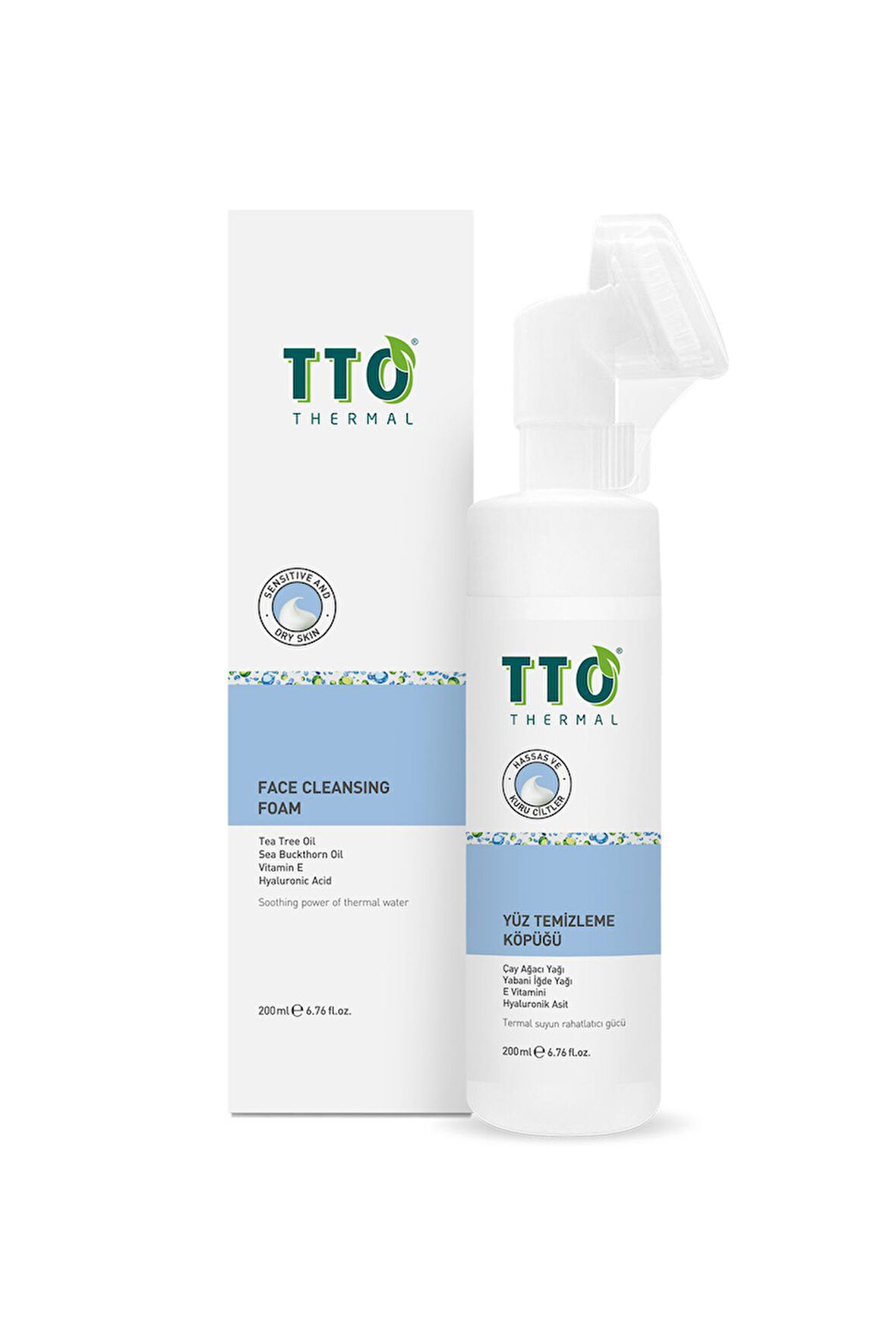 Yüz Temizleme Köpüğü 200 ml (Aplikatörlü) (Çay Ağacı Yağı /Tea Tree Oil)
