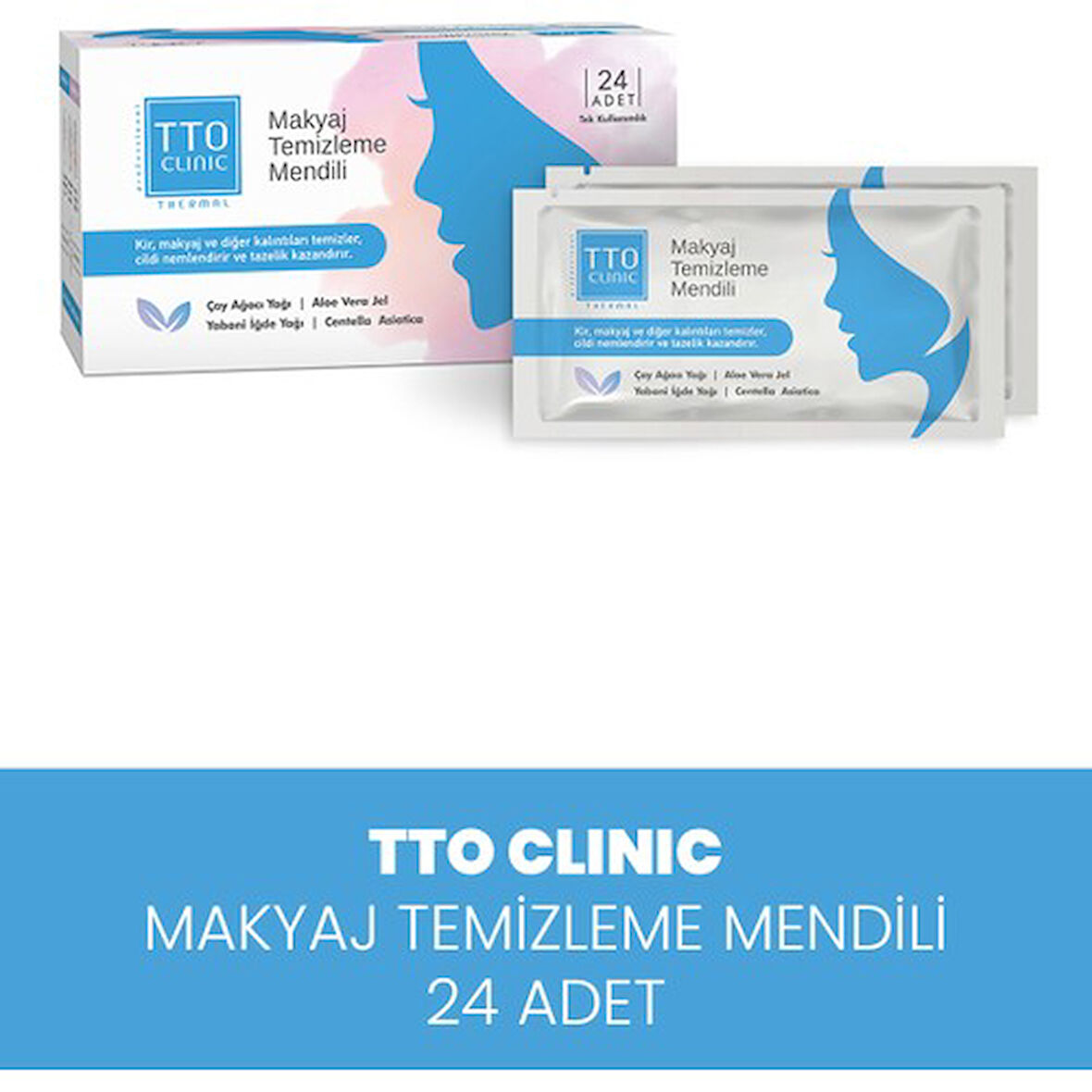 Tto Clinic Makyaj Temizleme Mendili 24 Adet