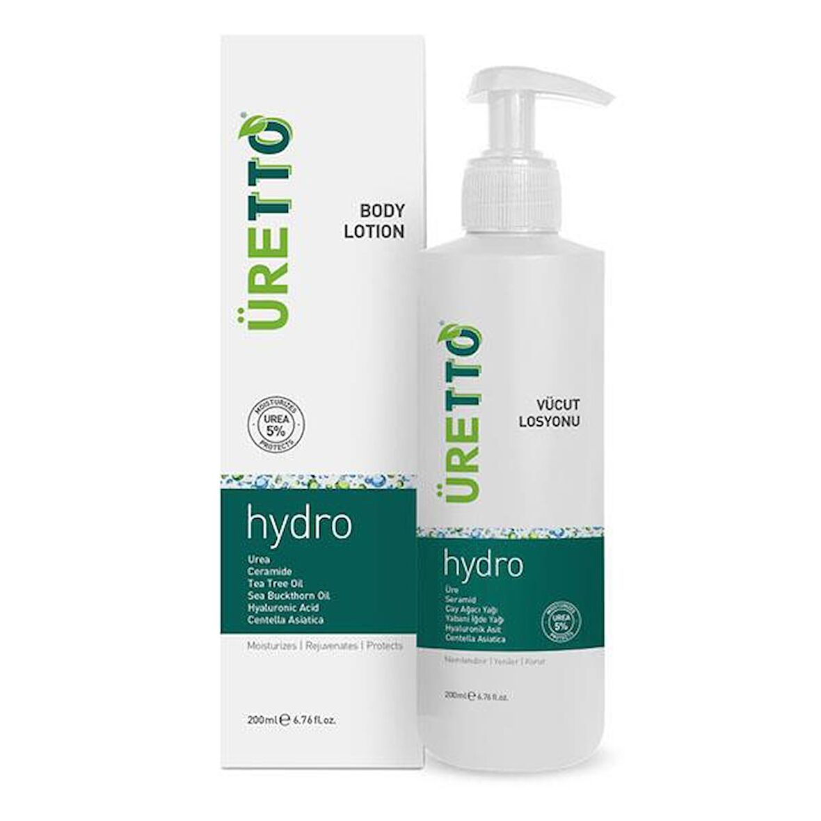 ÜRETTO Hydro Vücut Losyonu 200 ml