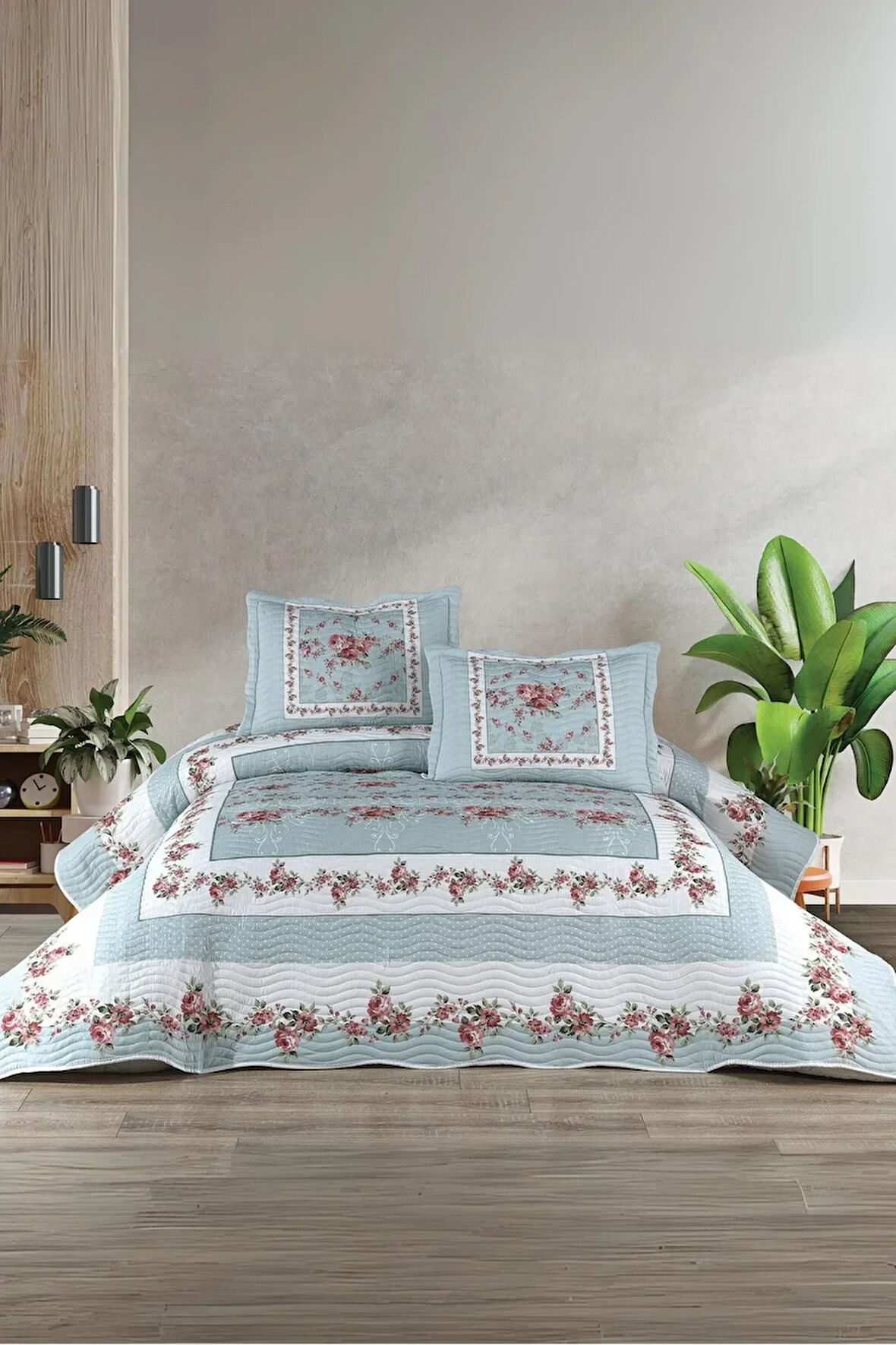 Veraluna 3 Parça Çift Kişilik Yatak Örtüsü Takımı – Pike Set