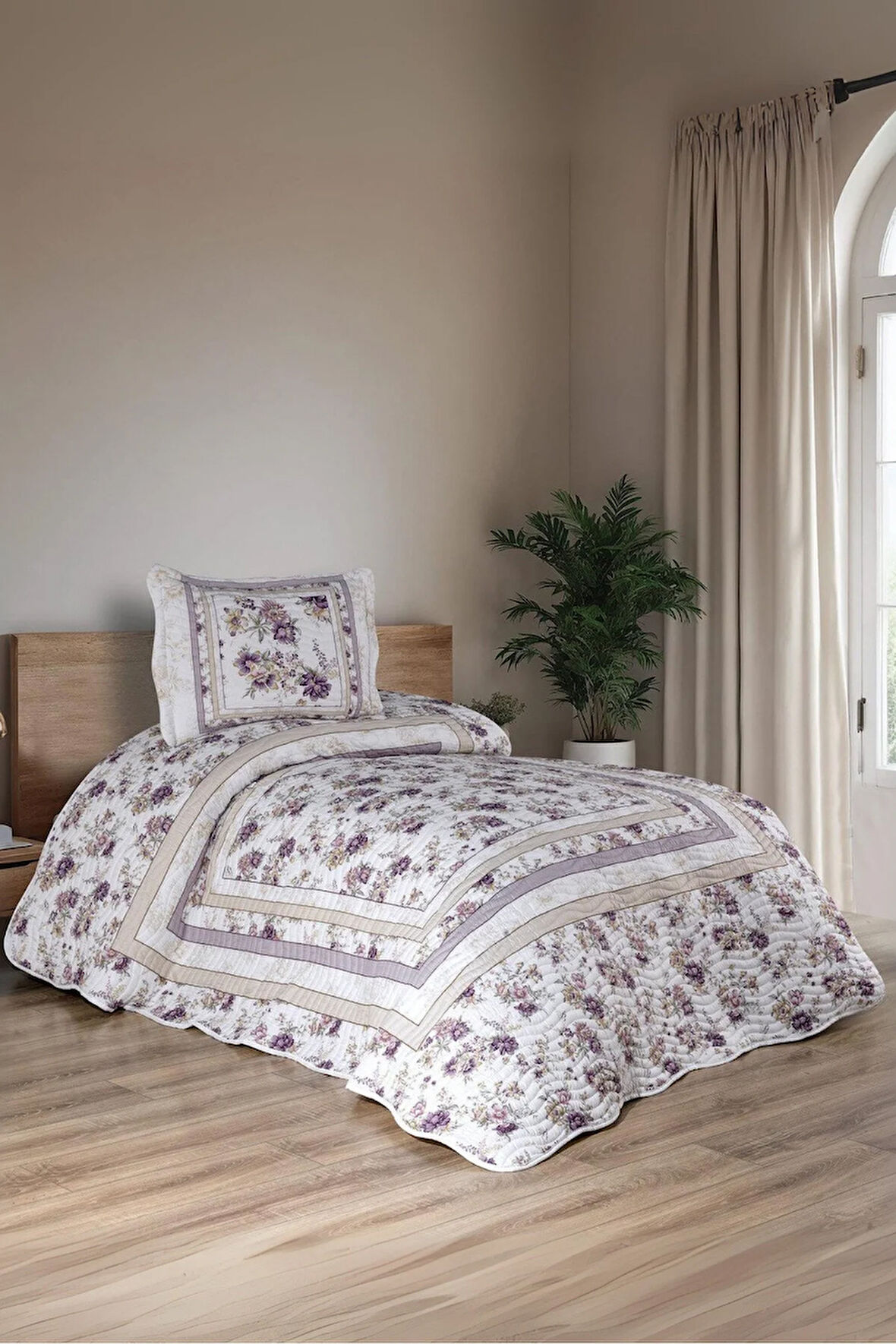 Elora Tek Kişilik 2 Parça Yatak Örtüsü Takımı - Pike set