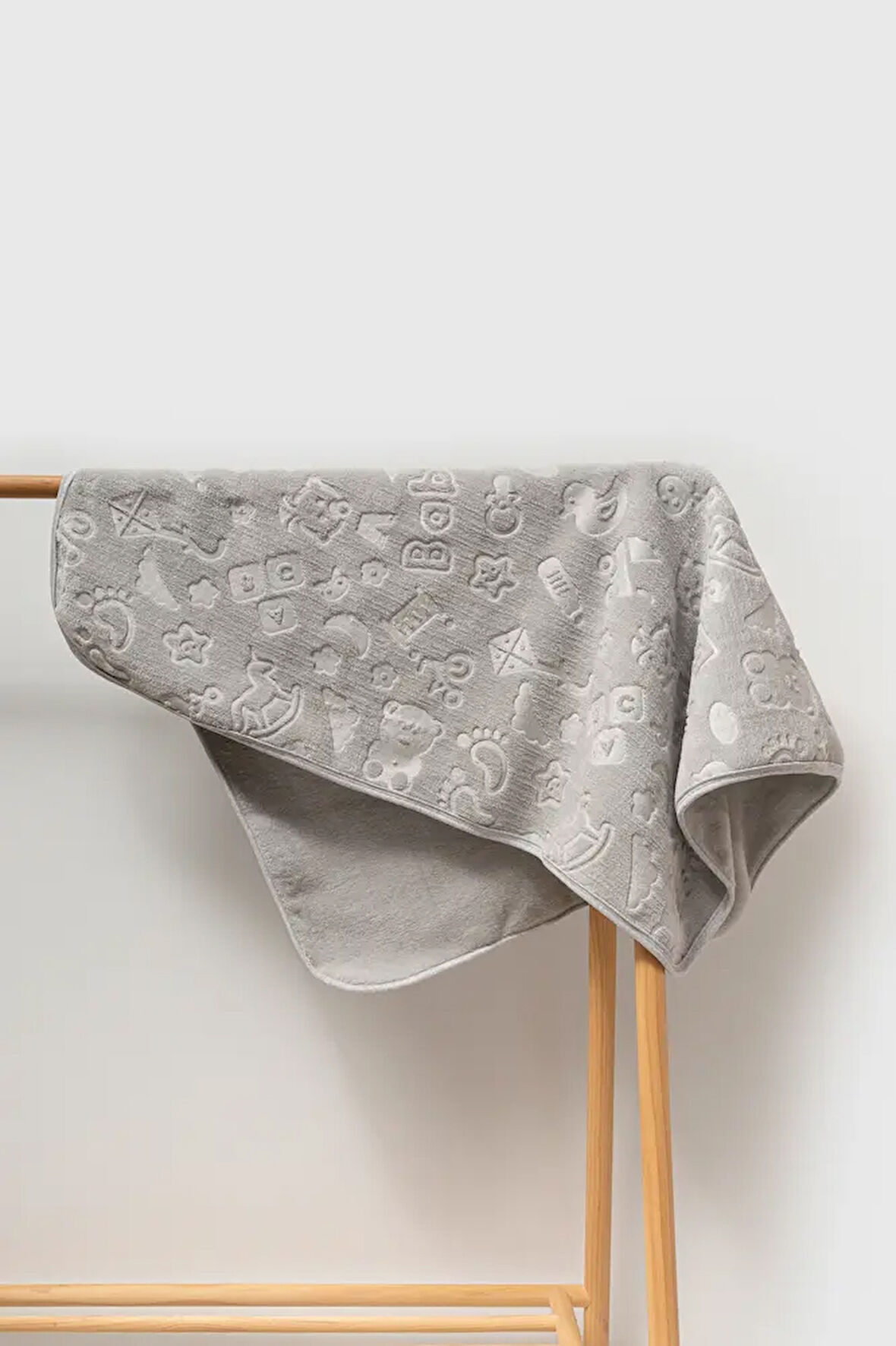 Numa Bebek Battaniyesi 100x120 cm Kabartmalı Desenli