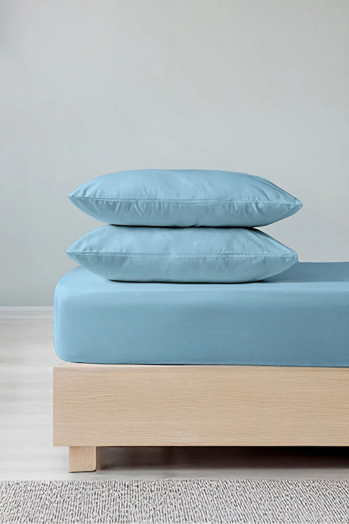 Elura %100 Pamuk Çift Kişilik Lastikli Çarşaf Seti – Yastık Kılıfı Dahil