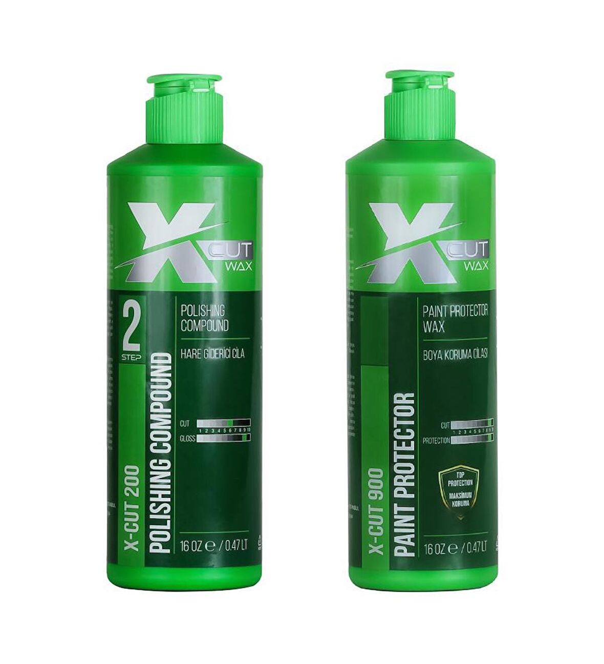 X-Cut Hare Giderici ve Boya Koruma Cilası 16 oz 473 ml