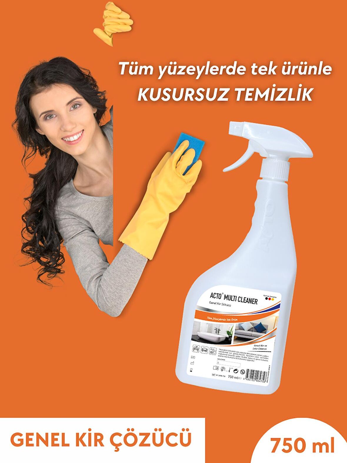 ACTO® MULTI CLEANER 750 ml | Genel Kir Çözücü