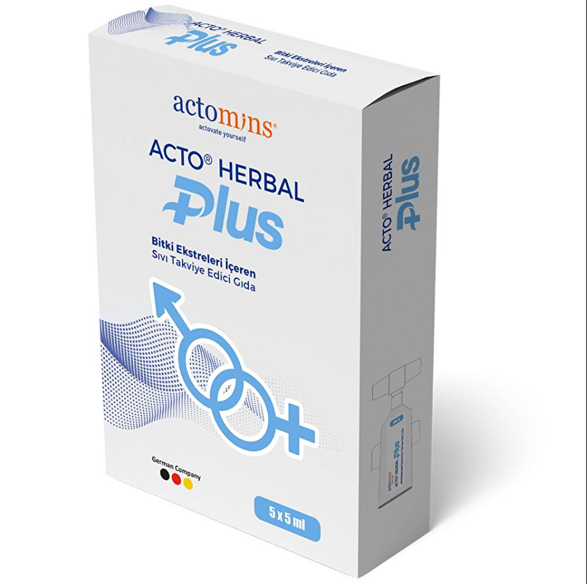 ACTO® HERBAL PLUS | Bitki Ekstreleri İçeren Sıvı Takviye Edici Gıda | 5x5 ml