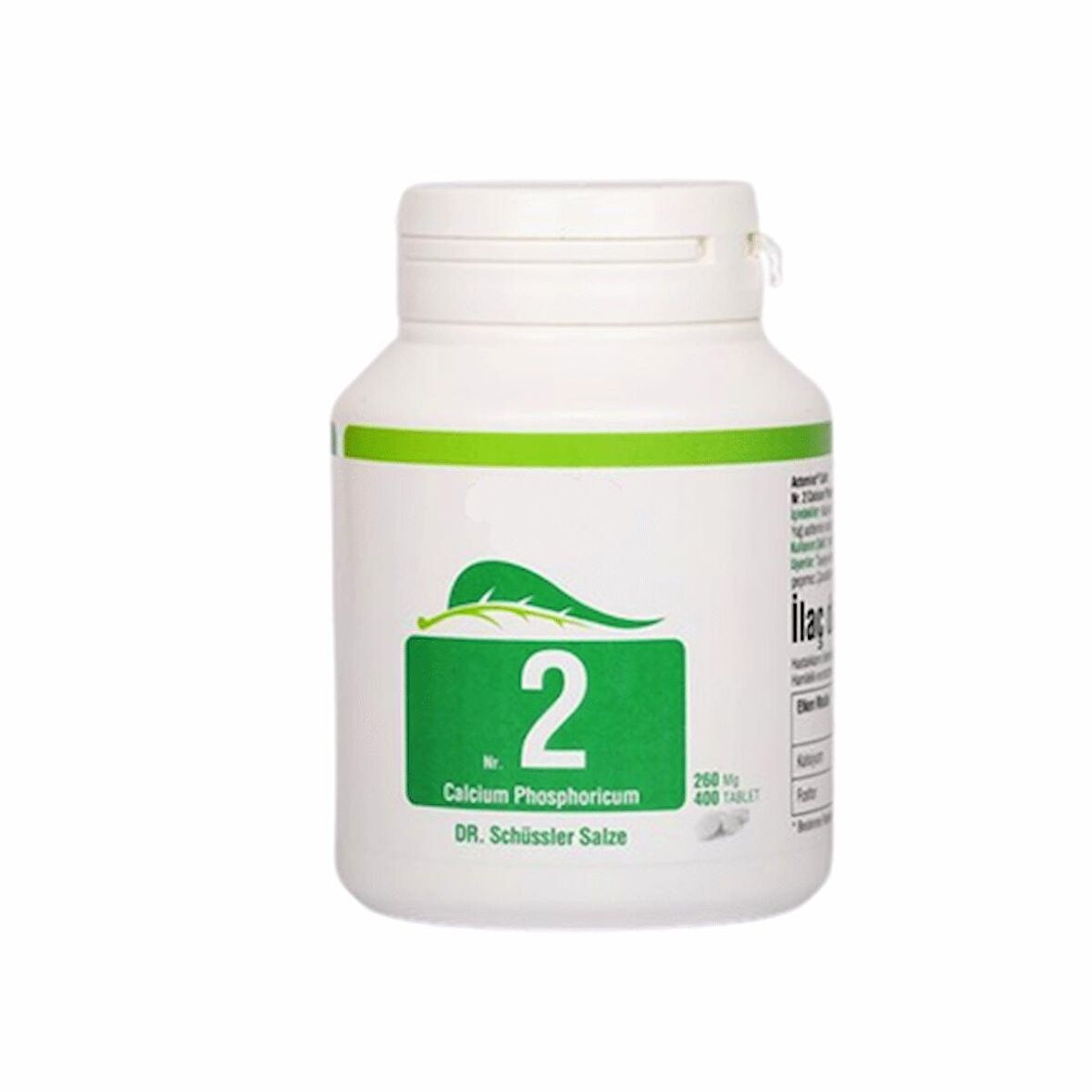 Schüssler Tuzları Nr.2 Calcium Phosphoricum 400 Tablet