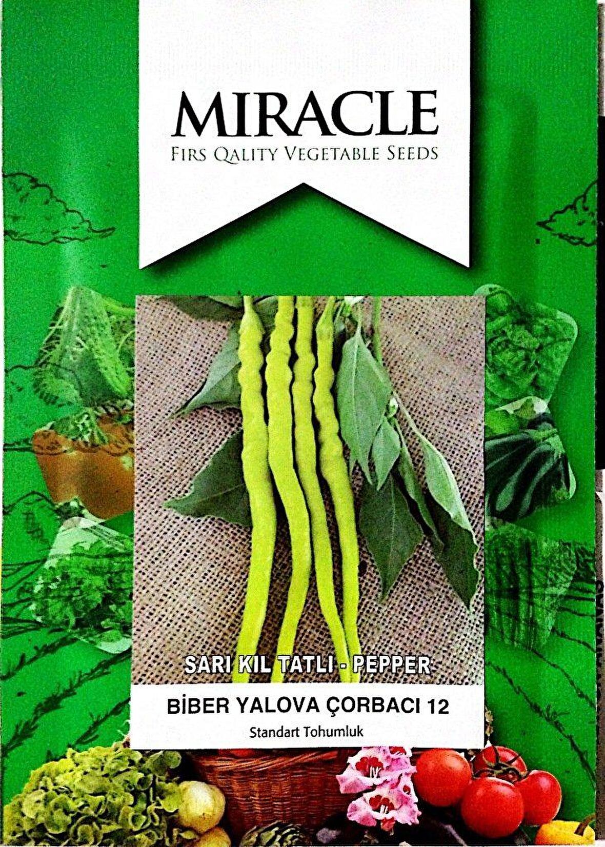 Miracle Sarı Tatlı Çorbacı Kıl Biber Tohumu (10 gram)