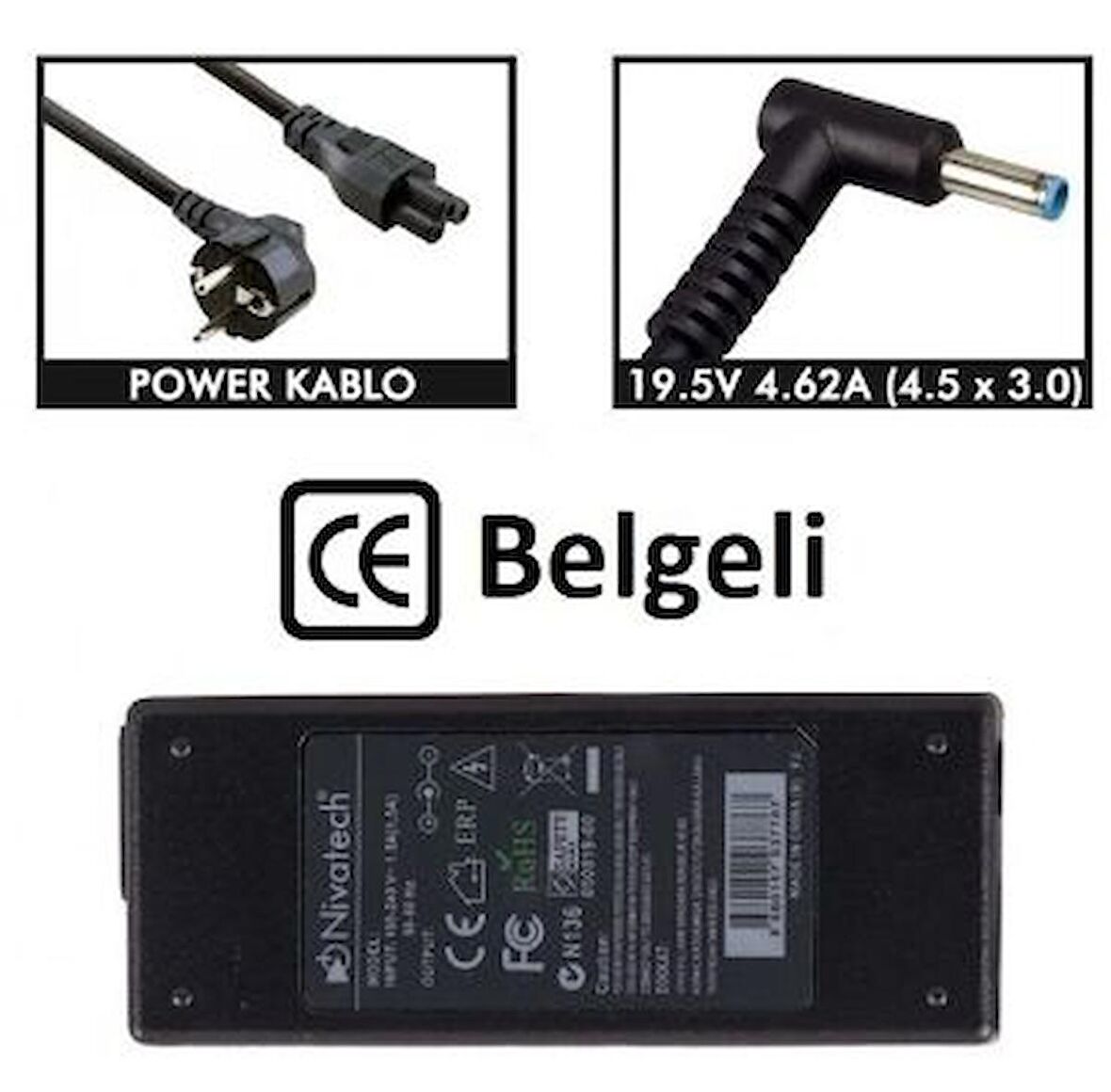 Nivatech BC932 LENOVO 20V 3,25A (5,5*2,5mm) Adaptö