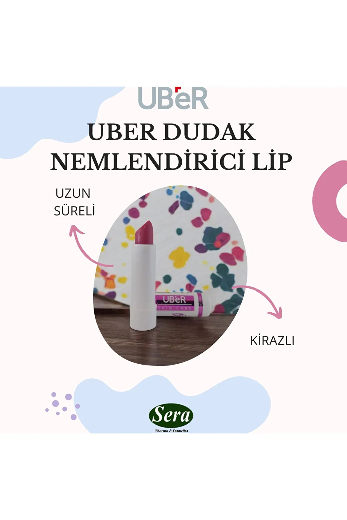 UBéR DUDAK NEMLENDİRİCİ LİP SPF KİRAZLI (ADET)