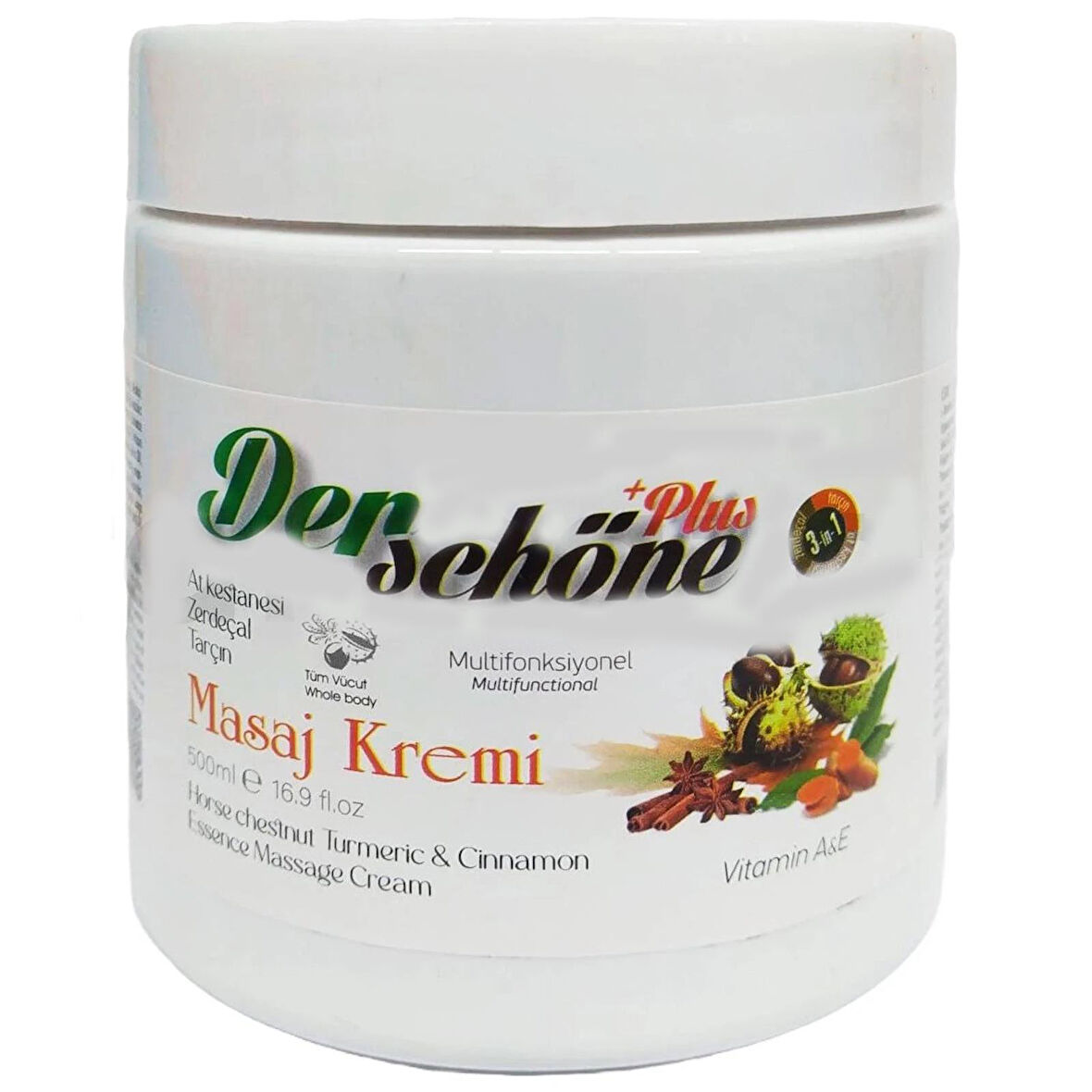 Derschöne Plus At Kestanesi Masaj Kremi 500 ml