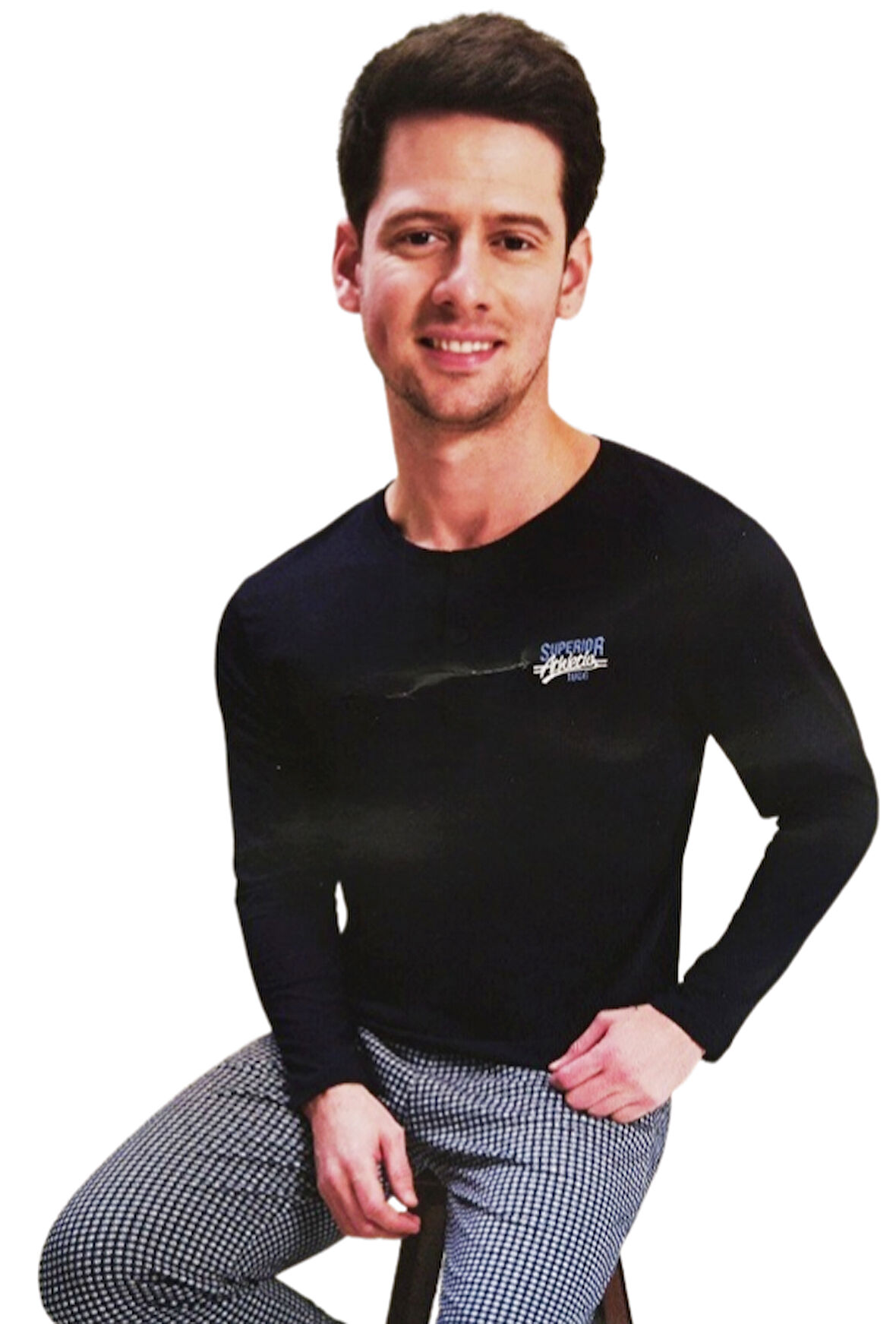 Lacivert Erkek Pijama Takımı M  Beden