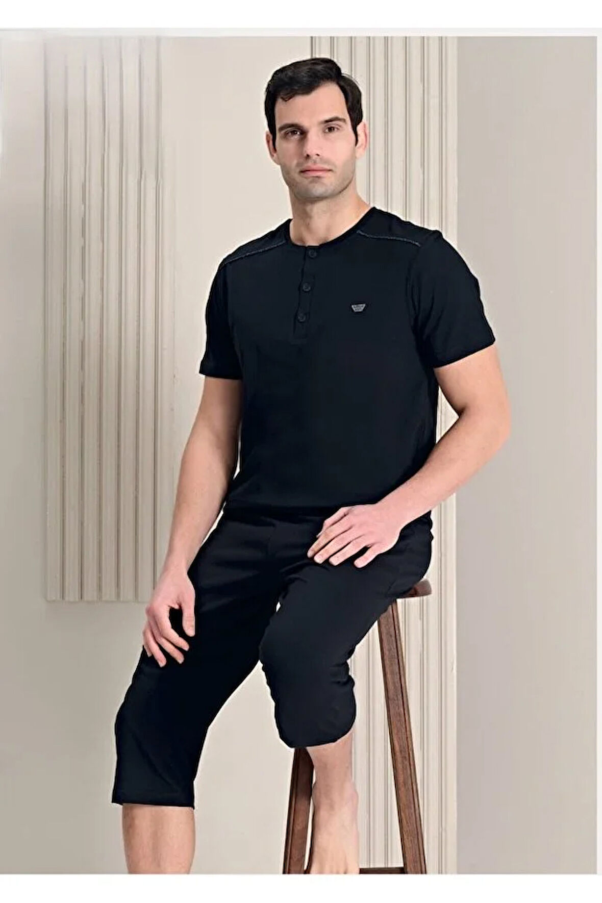 Lacivert Erkek Pijama Takımı XXL  Beden