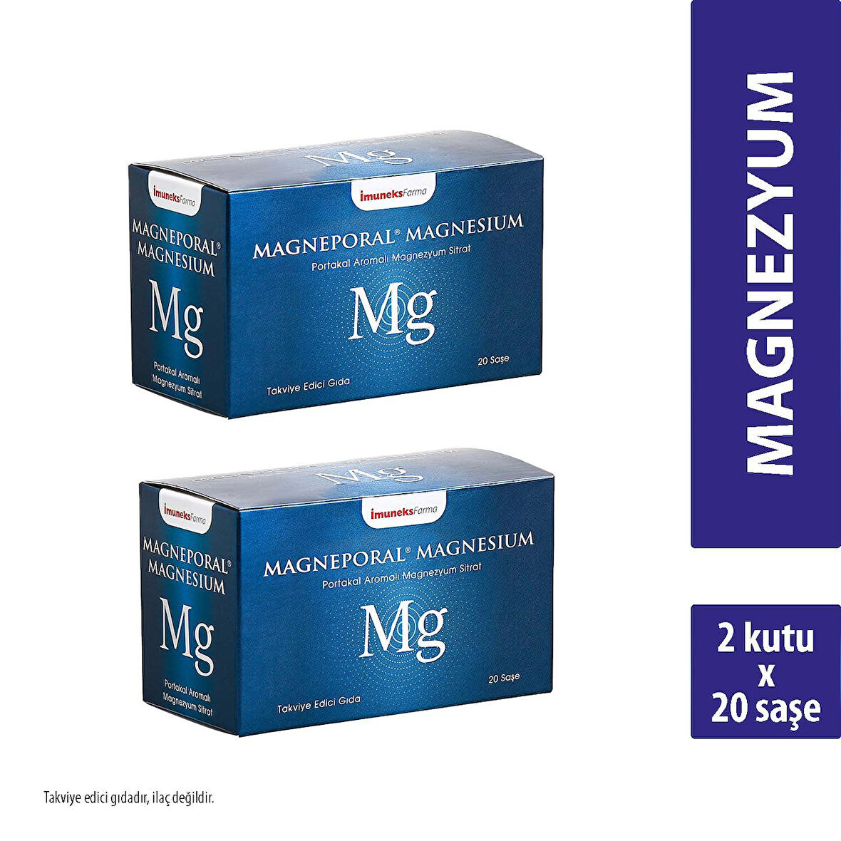 İmuneks Farma Magneporal Magnezyum Saşe x 2 Adet