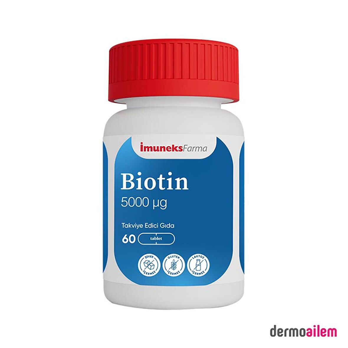 İmuneks Farma Biotin 5000µg 60 Tablet