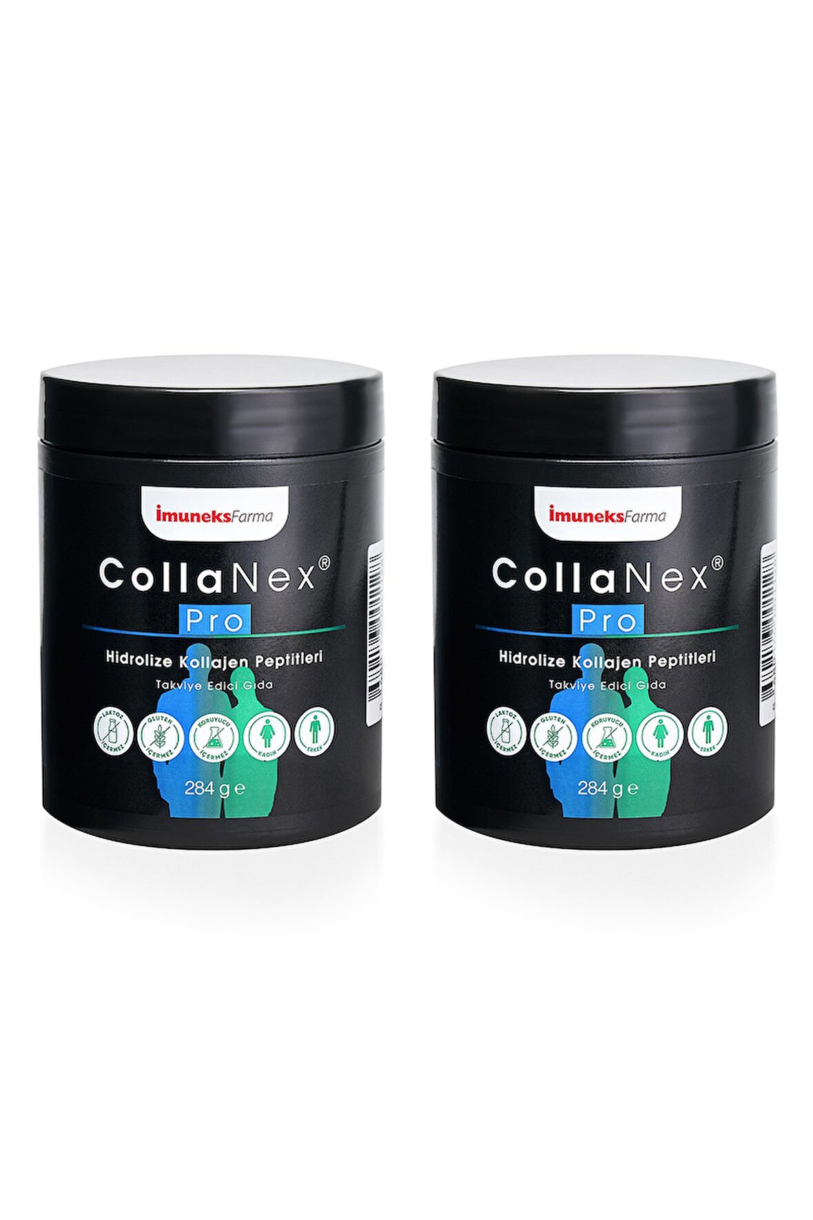 CollaNex® Pro Hidrolize Kollajen Peptitleri İçeren Takviye Edici Gıda 284 g x 2 Adet