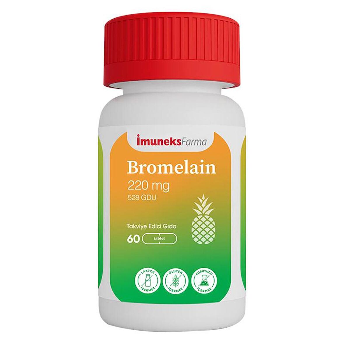 İmuneks Farma Bromelain 220 MG 60 Kapsül