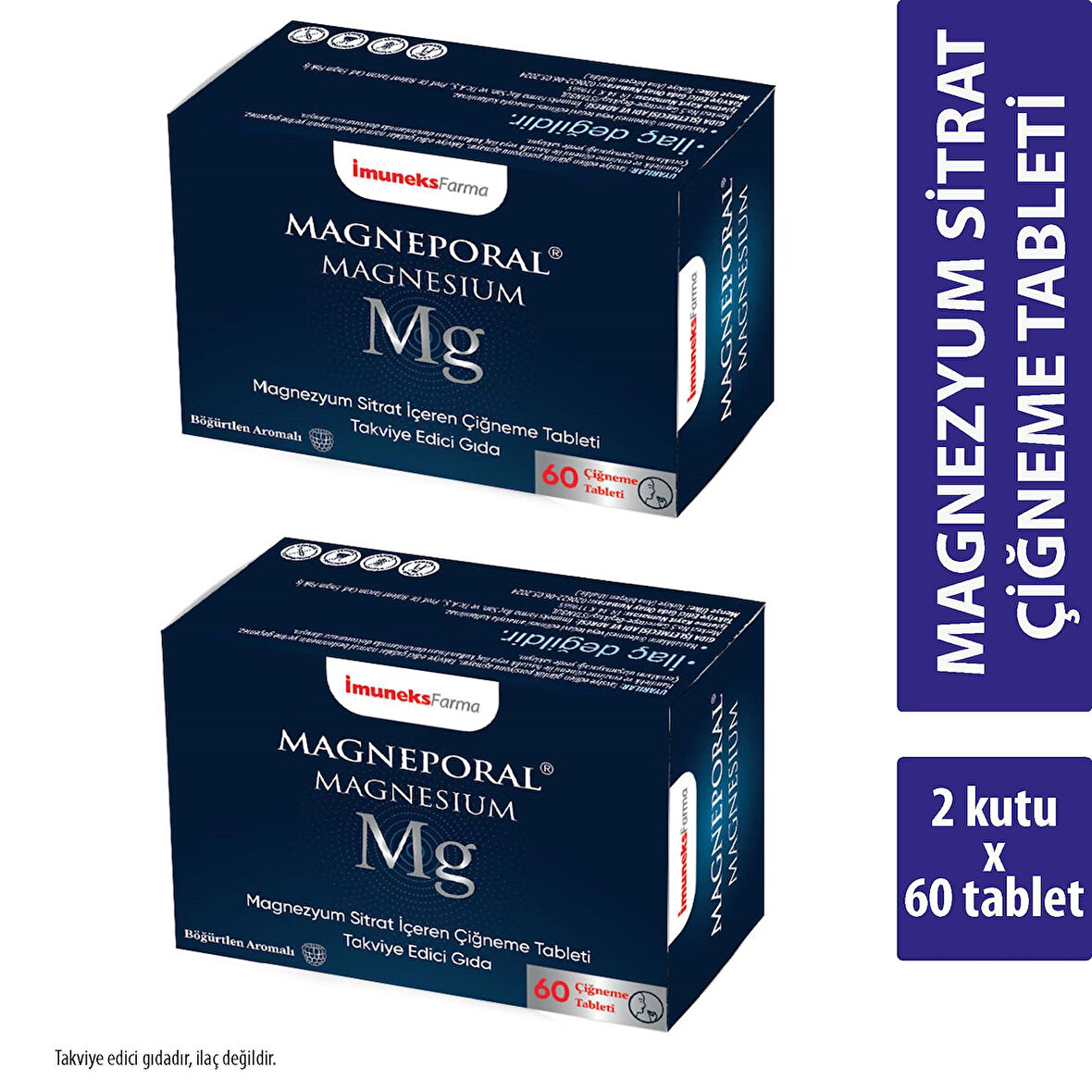 Magneporal®Çiğneme 60'lı Tablet x 2 Adet