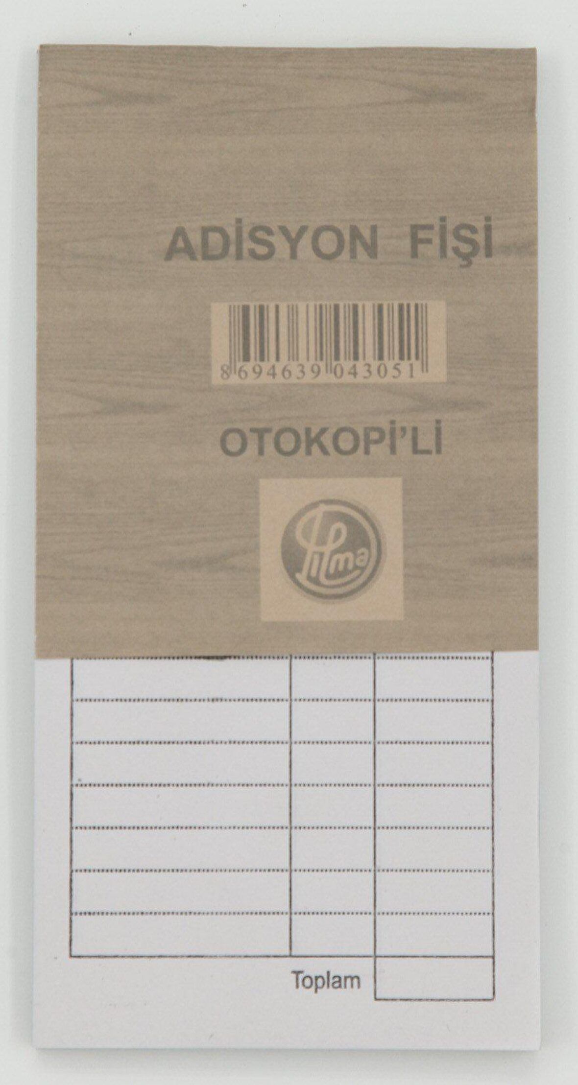 Dilman Adisyon Fişi Otokopili