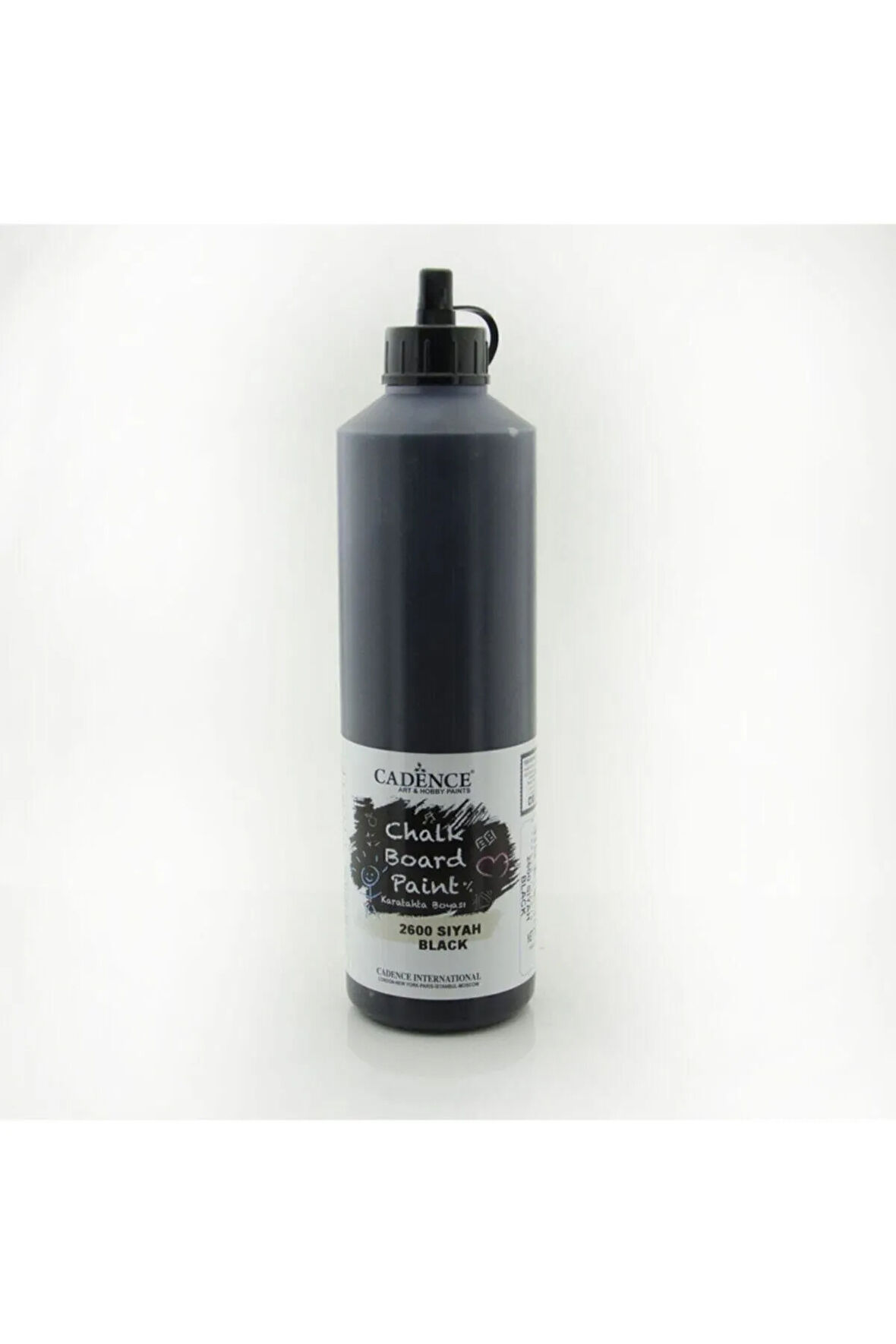 2600 Siyah Kara Tahta Boyası - 750ml - Siyah - #10101