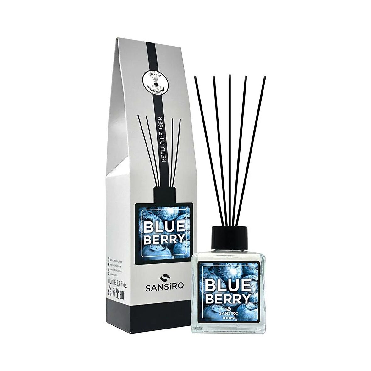 Sansiro Blueberry Reed Diffuser 100ml